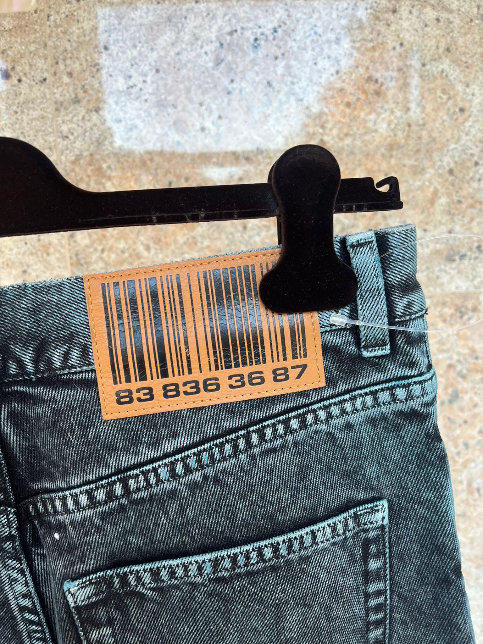 Vetements Barcode Logo Denim in Indigo Size US 30 / EU 46 - 3 Thumbnail
