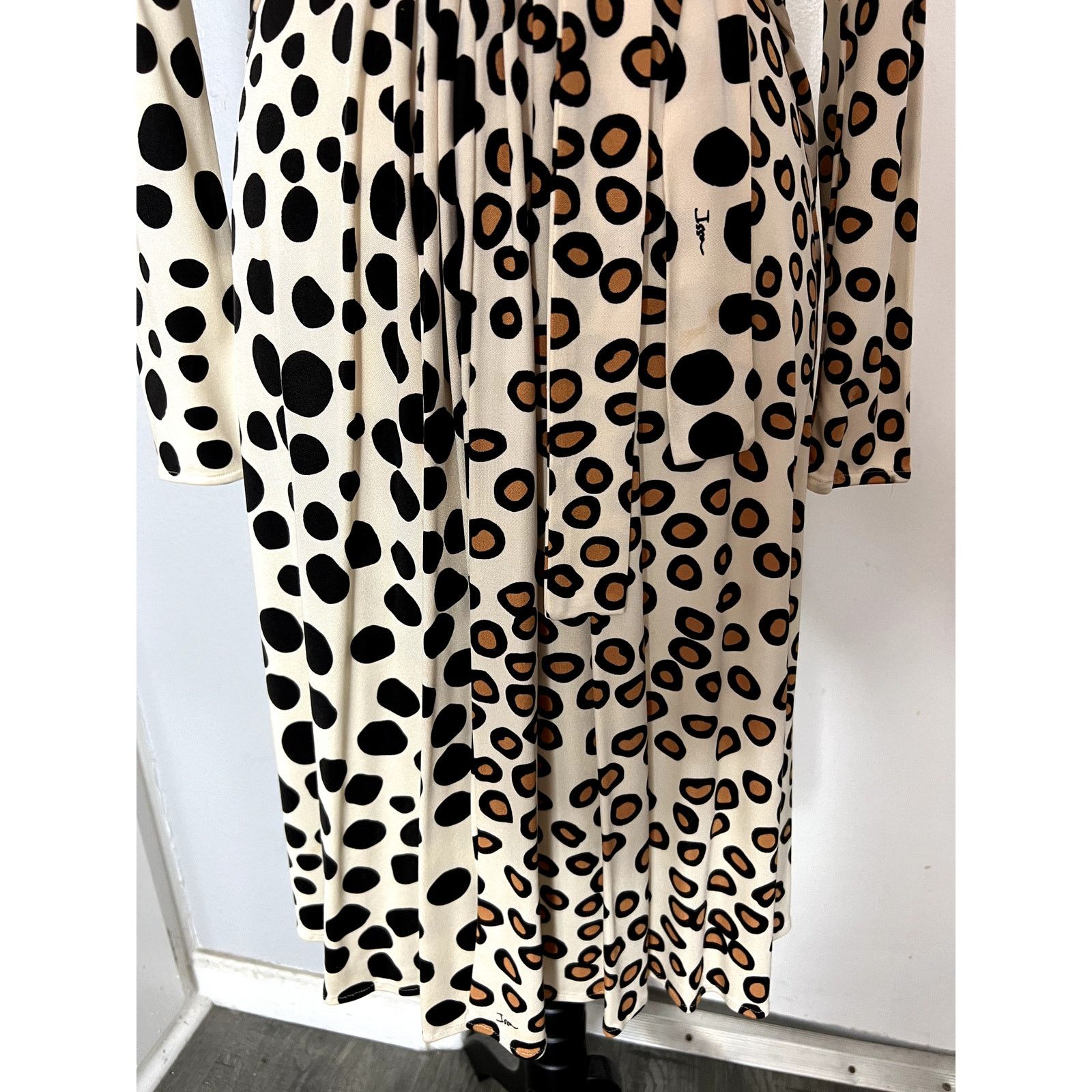Temperley London Issa London silk animal print waist dress 4 Net a porter Size S / US 4 / IT 40 - 10 Thumbnail