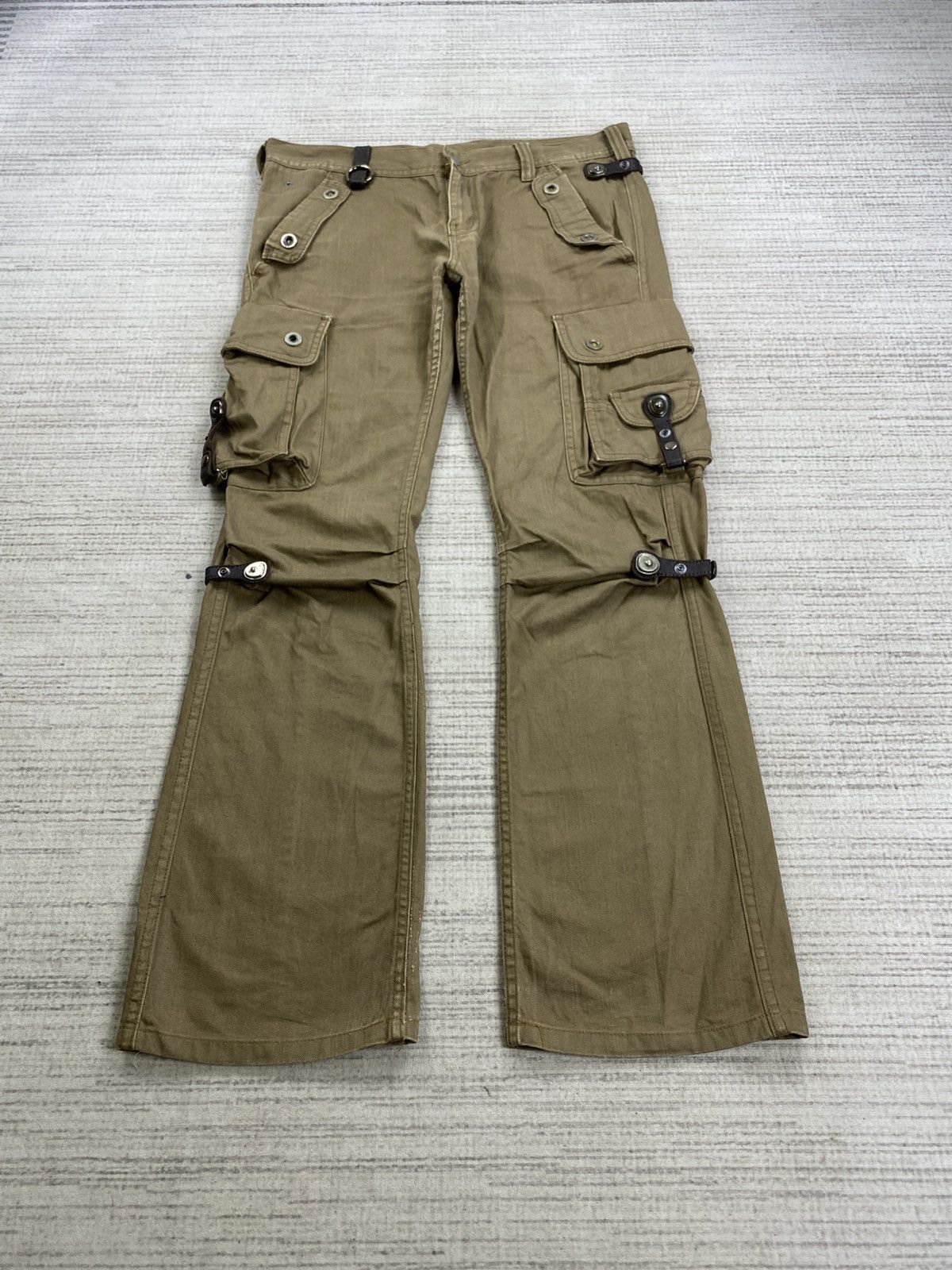 パンツ TORNADO MART cargo coating bondage pants Tornado Mart Vintage Tornado Mart Multipocket Bondage Pants | Grailed