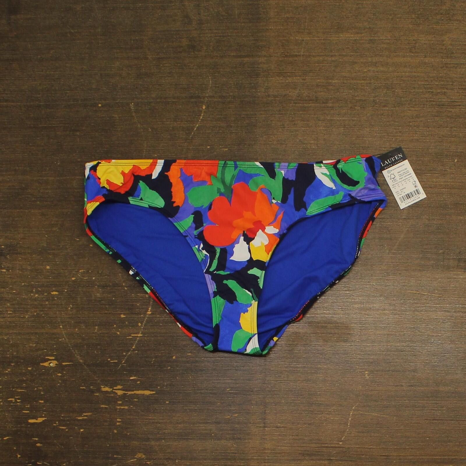 Lauren Ralph Lauren Nwt Lauren Ralph Lauren Bikini Bottom Multicolor Blue 16 Size ONE SIZE - 1 Thumbnail