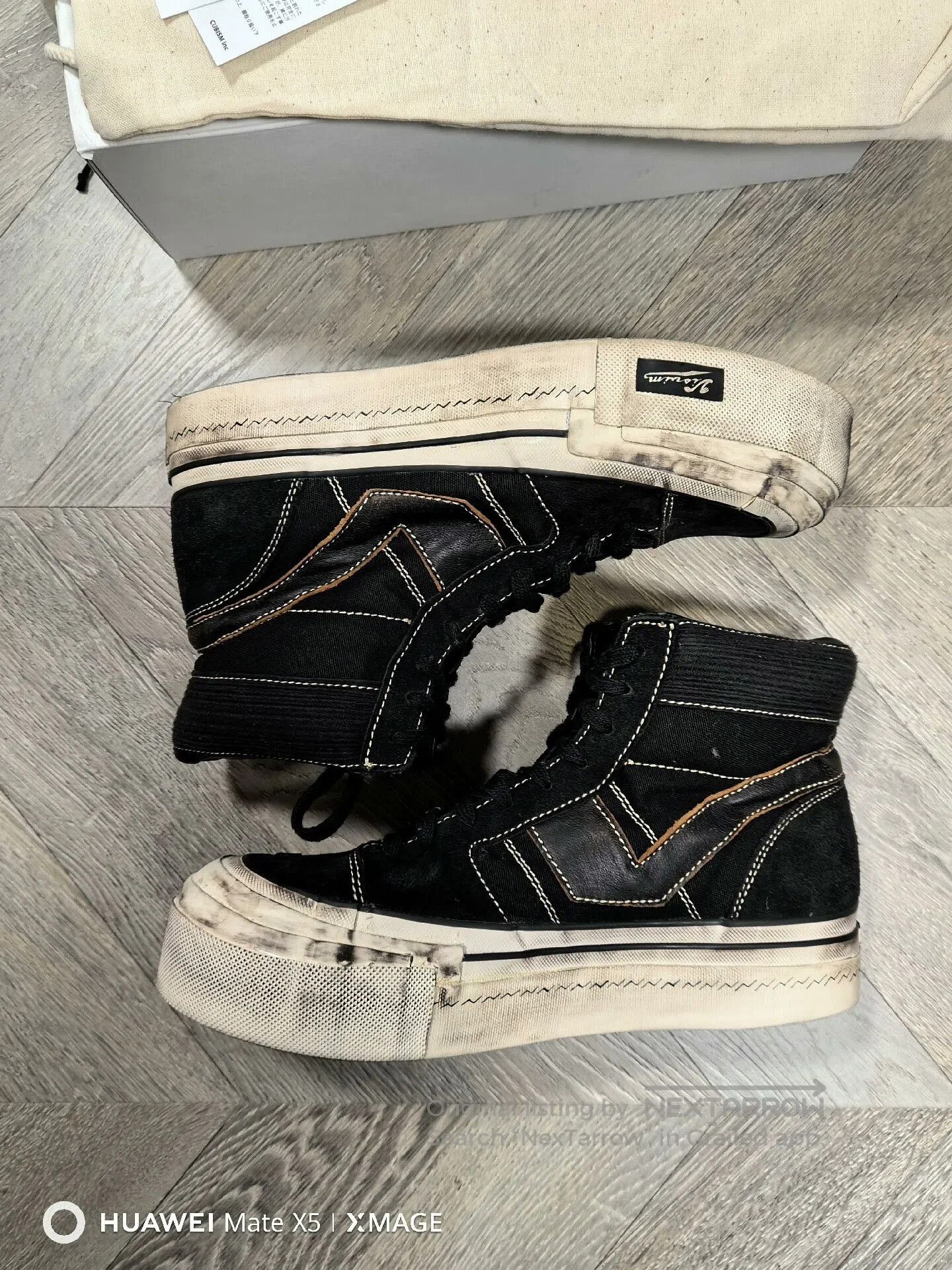 Visvim visvim 22aw zephyr hi g.patten sneakers. Size US 10.5 / EU 43-44 - 3 Thumbnail