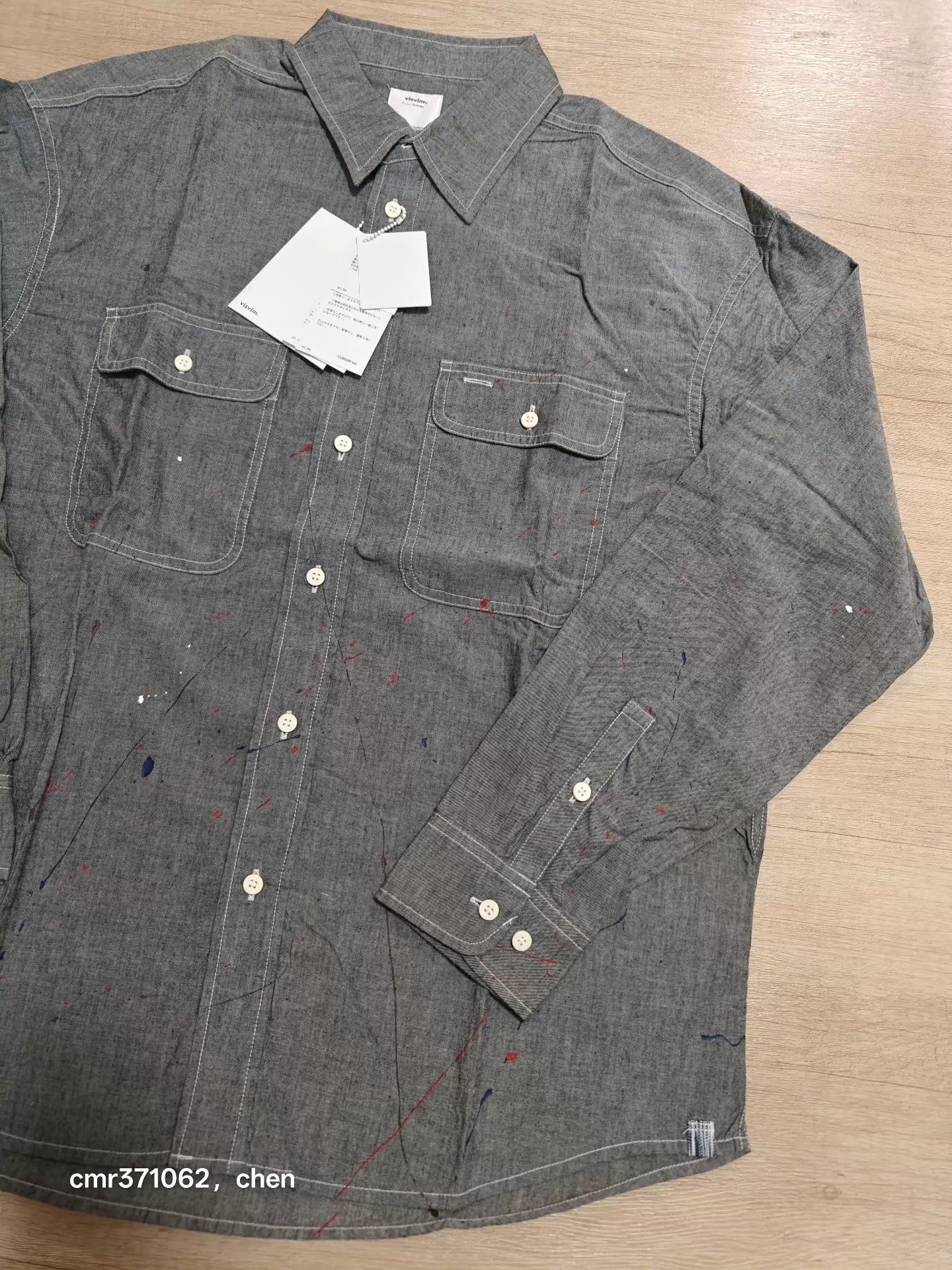 Visvim visvim 20AW L/S Chambray Lumber Shirt Indigo 2 CS Size US M / EU 48-50 / 2 - 3 Thumbnail