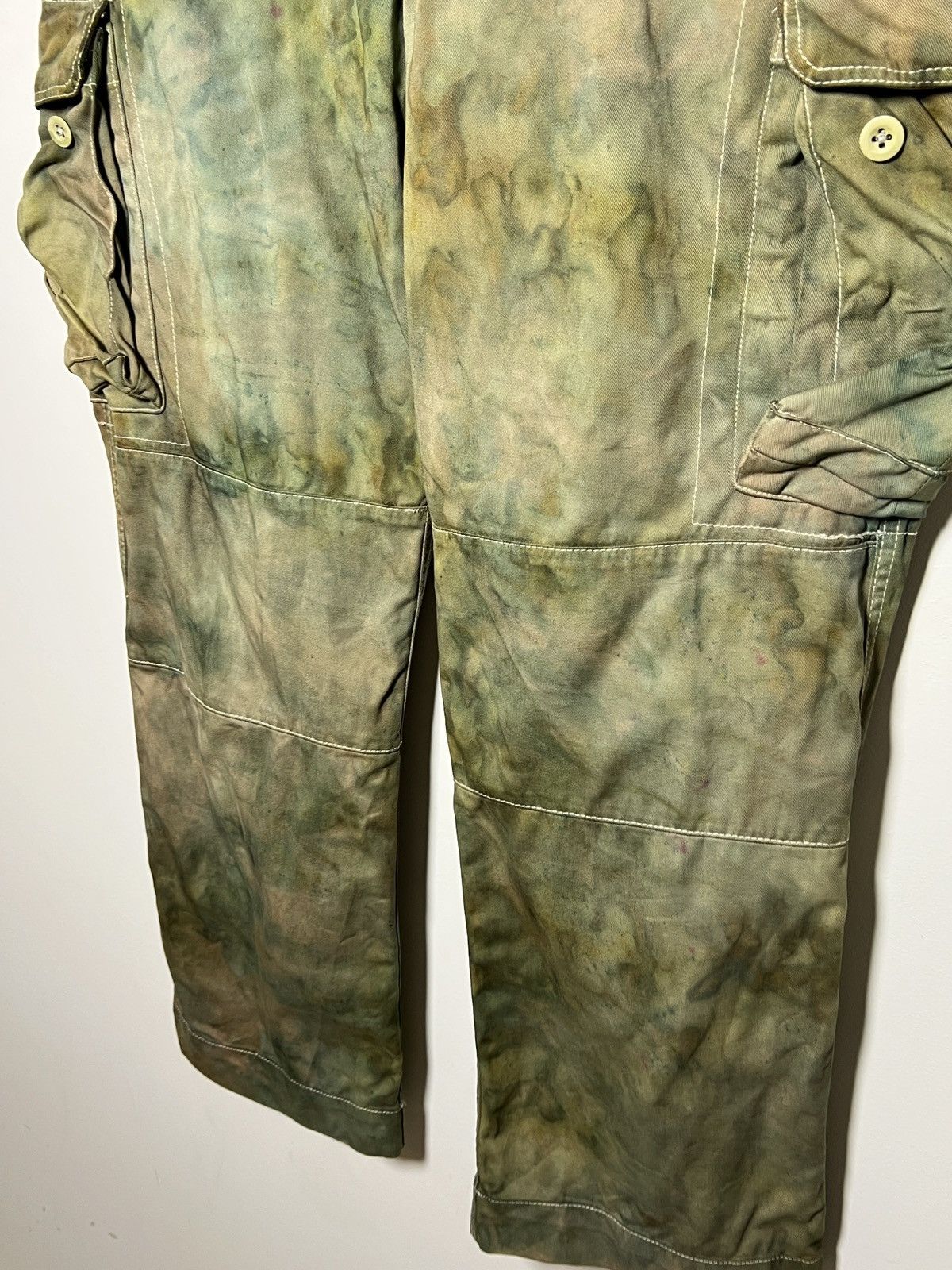 Polo Ralph Lauren ralph lauren tie dye cargo camo multipocket army pants Size US 36 / EU 52 - 4 Thumbnail