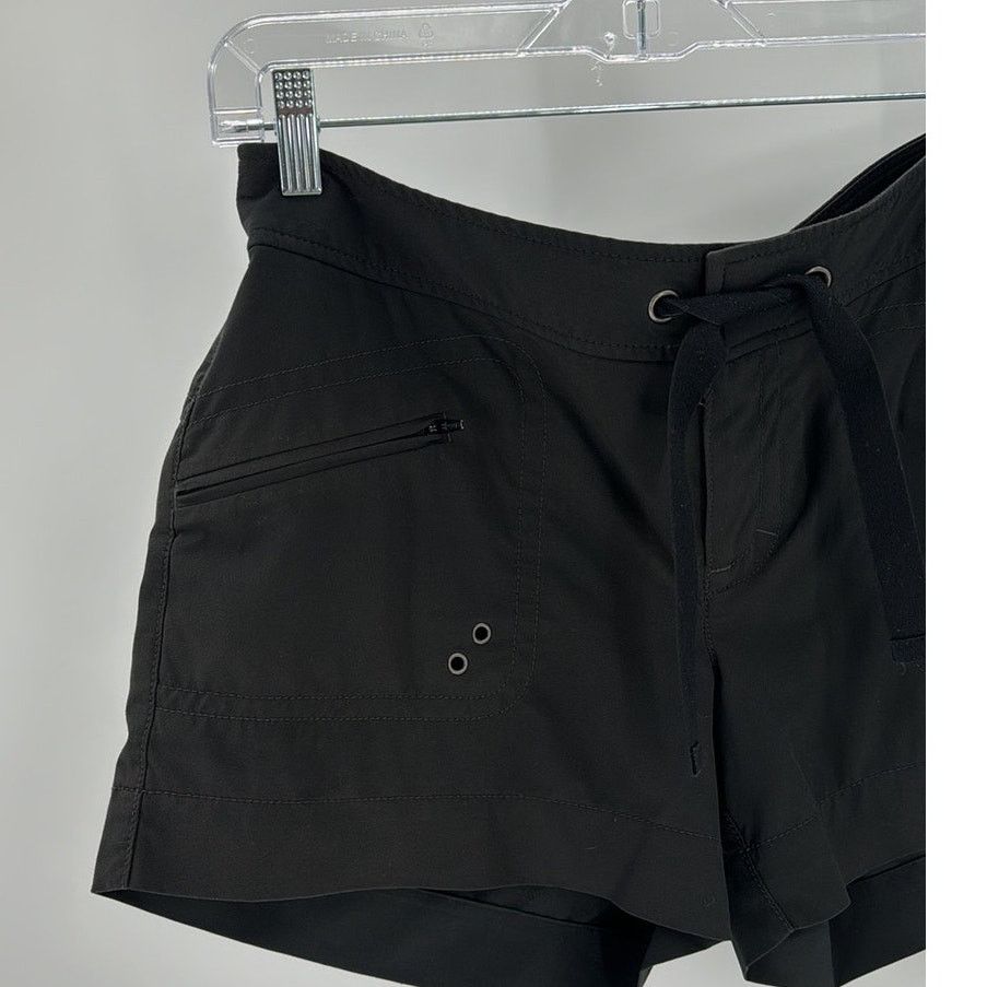 Athleta Athleta black button and tie waist swim outdoors shorts Size 28" / US 6 / IT 42 - 3 Thumbnail