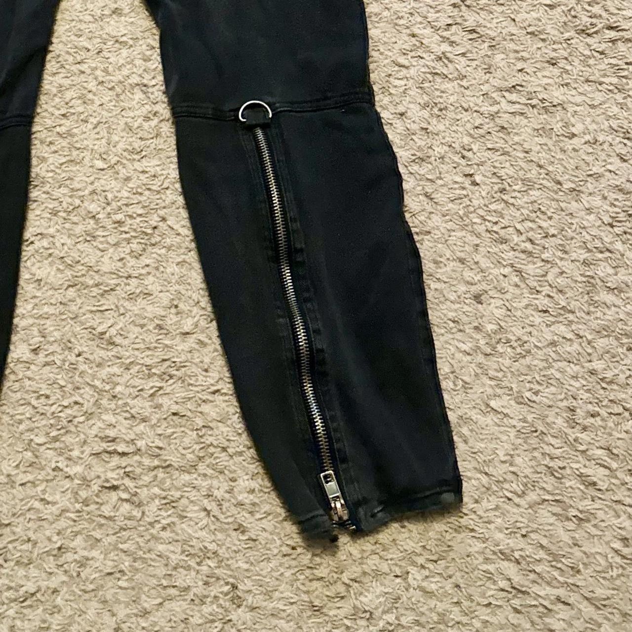 Other VINTAGE LIP SERVICE BLACK BONDAGE PANTS! Size US 36 / EU 52 - 6 Thumbnail