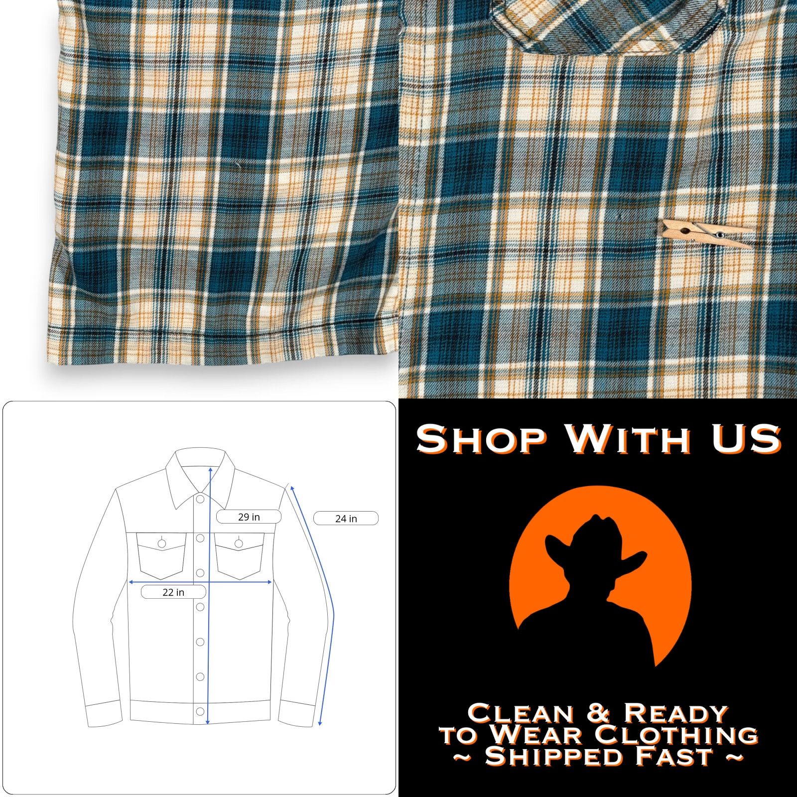 Vintage Kuhl Shirt Adult MEDIUM Blue Yellow Plaid Flannel Cotton Tencel Outdoor Hiking Size US M / EU 48-50 / 2 - 8 Thumbnail