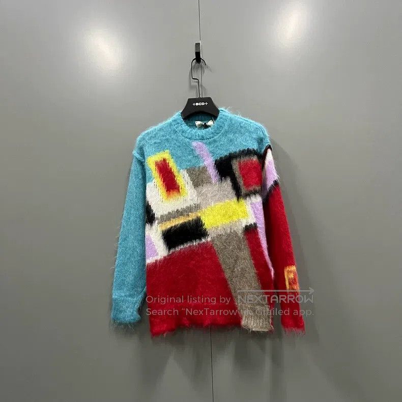 Fendi Fendi Contrast Mohair Knit Top Size XXS / US 00 / IT 34 - 1 Thumbnail