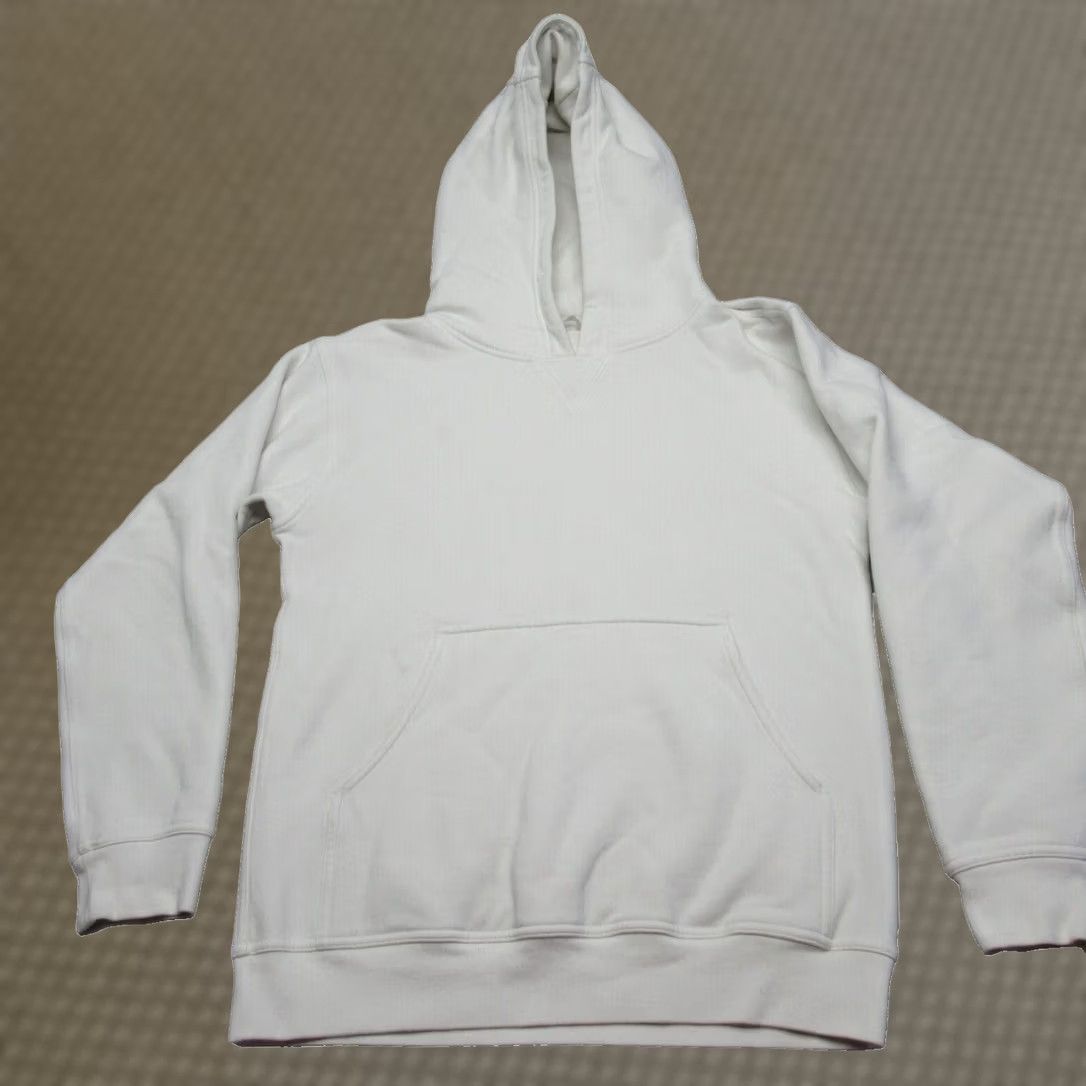 Lululemon VINTAGE: no | Lululemon Hoodie Womens 6 White Pockets Fleece Pullover Sweatshirt Activewear Size M / US 6-8 / IT 42-44 - 1 Thumbnail