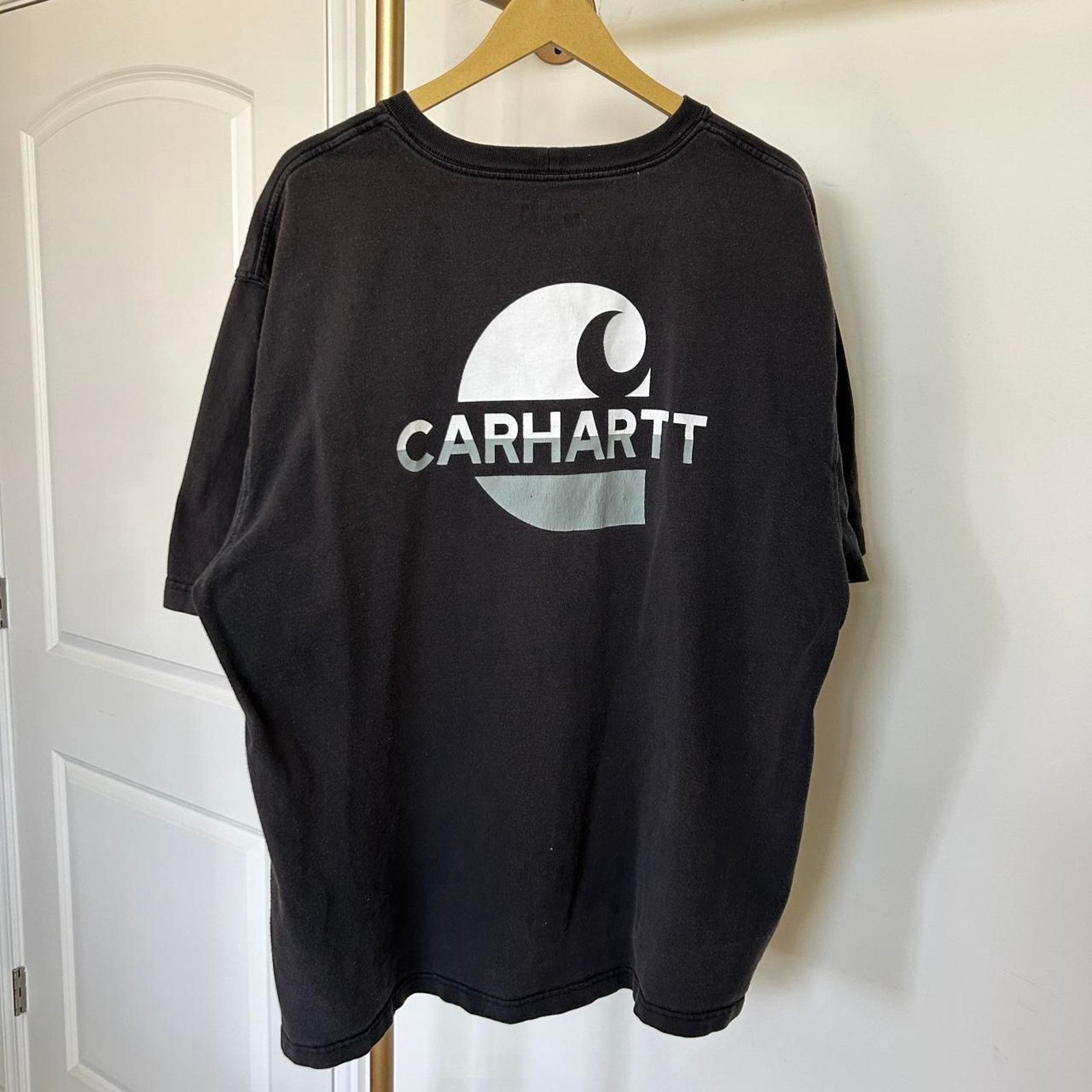 Carhartt Carhartt Back Hit Tee Black Grey Size US XL / EU 56 / 4 - 1 Thumbnail