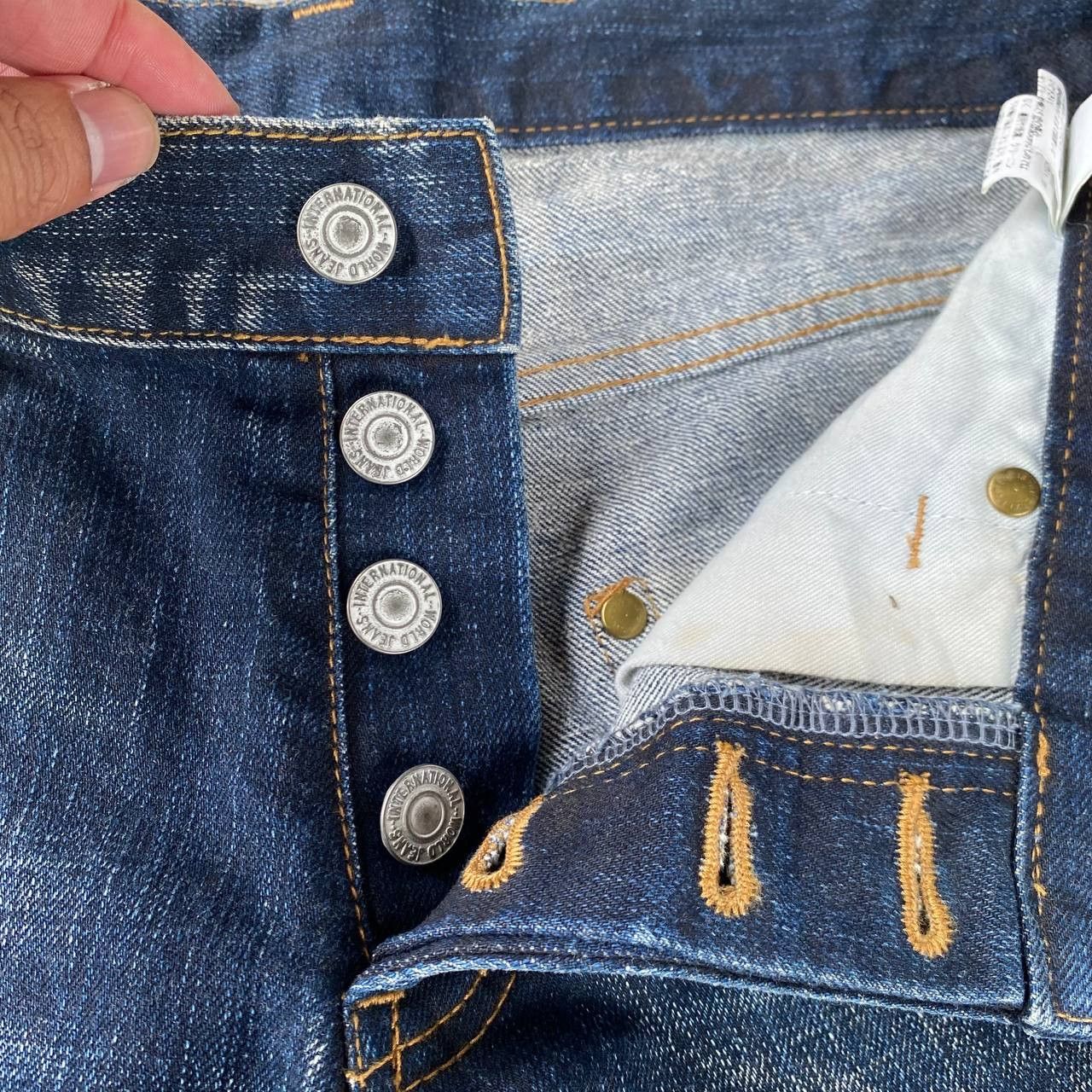 Japanese Brand FLARED JAPAN MODERN LOVERS RUSTY STARBURST GHOSTCLAW MARK Size US 28 / EU 44 - 17 Thumbnail