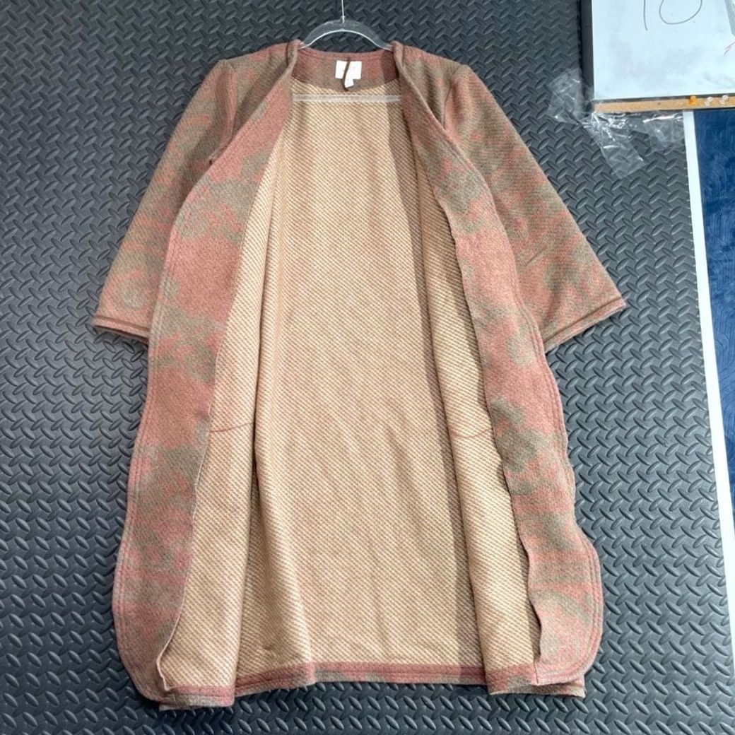 J. Jill J. Jill Brown Paisley Long Cardigan Sweater Women's Size MP Size M / US 6-8 / IT 42-44 - 4 Thumbnail