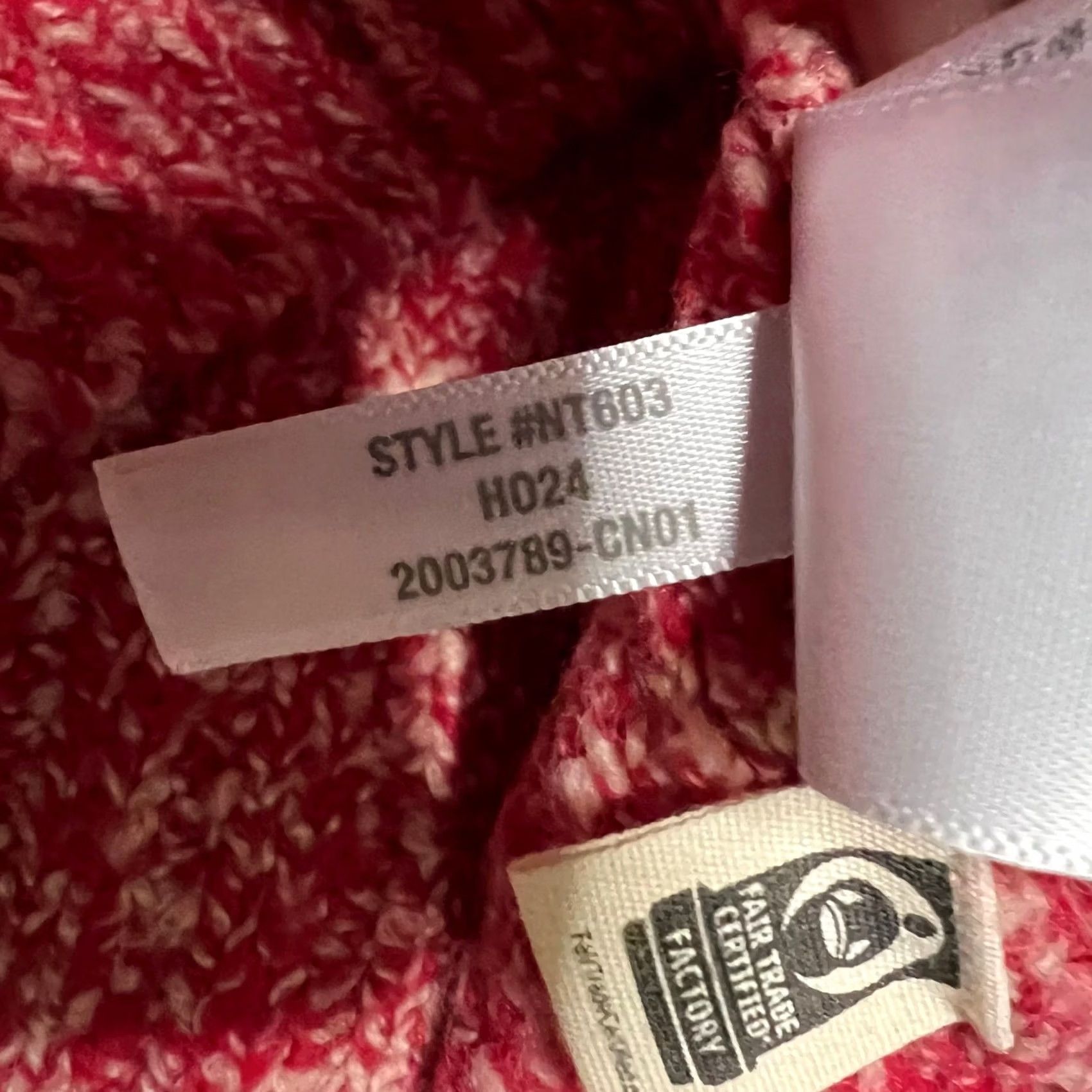 Madewell Madewell Sweater Womens XL Red Wool Blend Off Shoulder Marled Knit Pink Size XL / US 12-14 / IT 48-50 - 8 Thumbnail