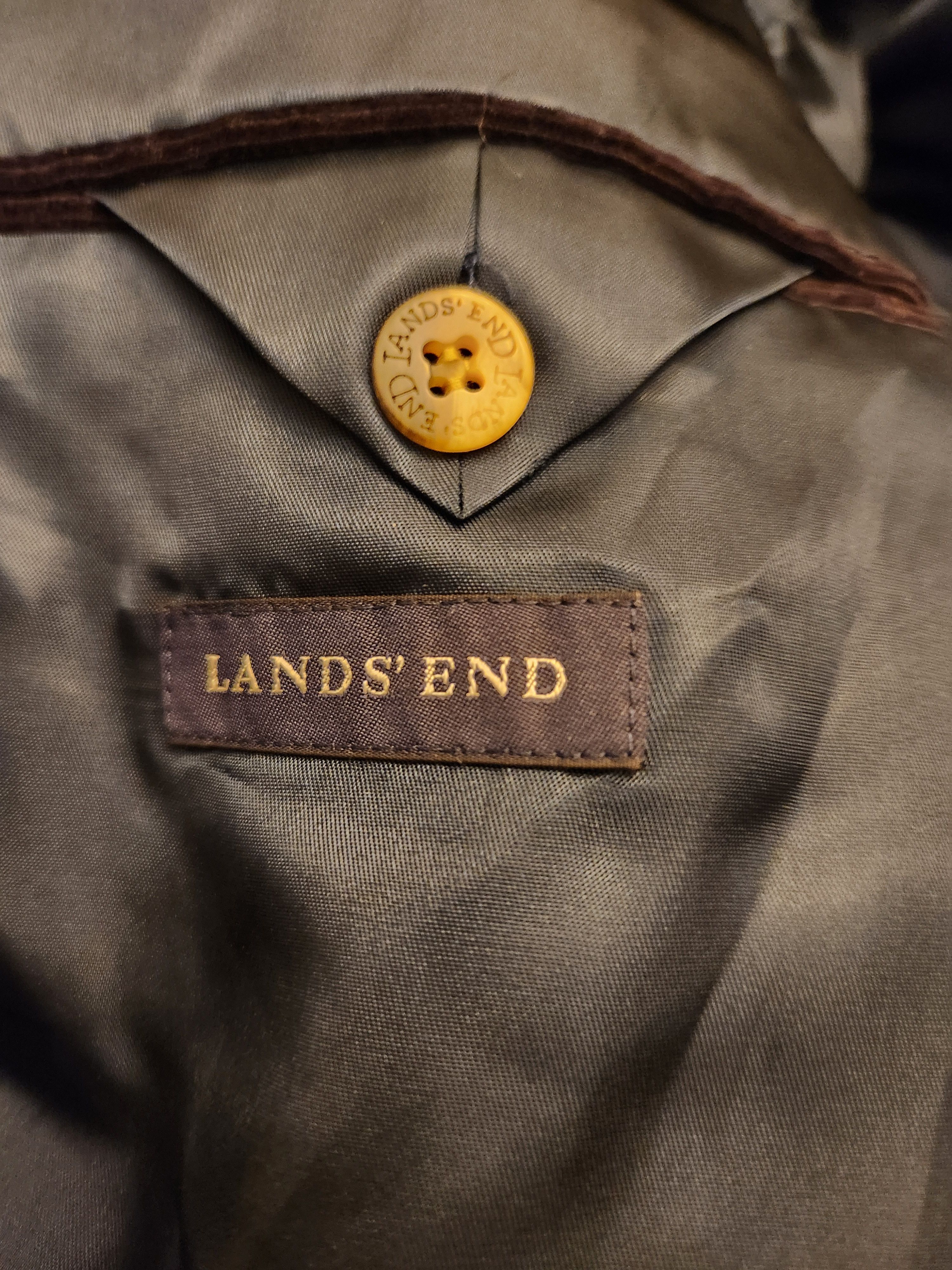 Lands' End Lands End 100% Cotton Corduroy Blazer Size 44R - 5 Thumbnail