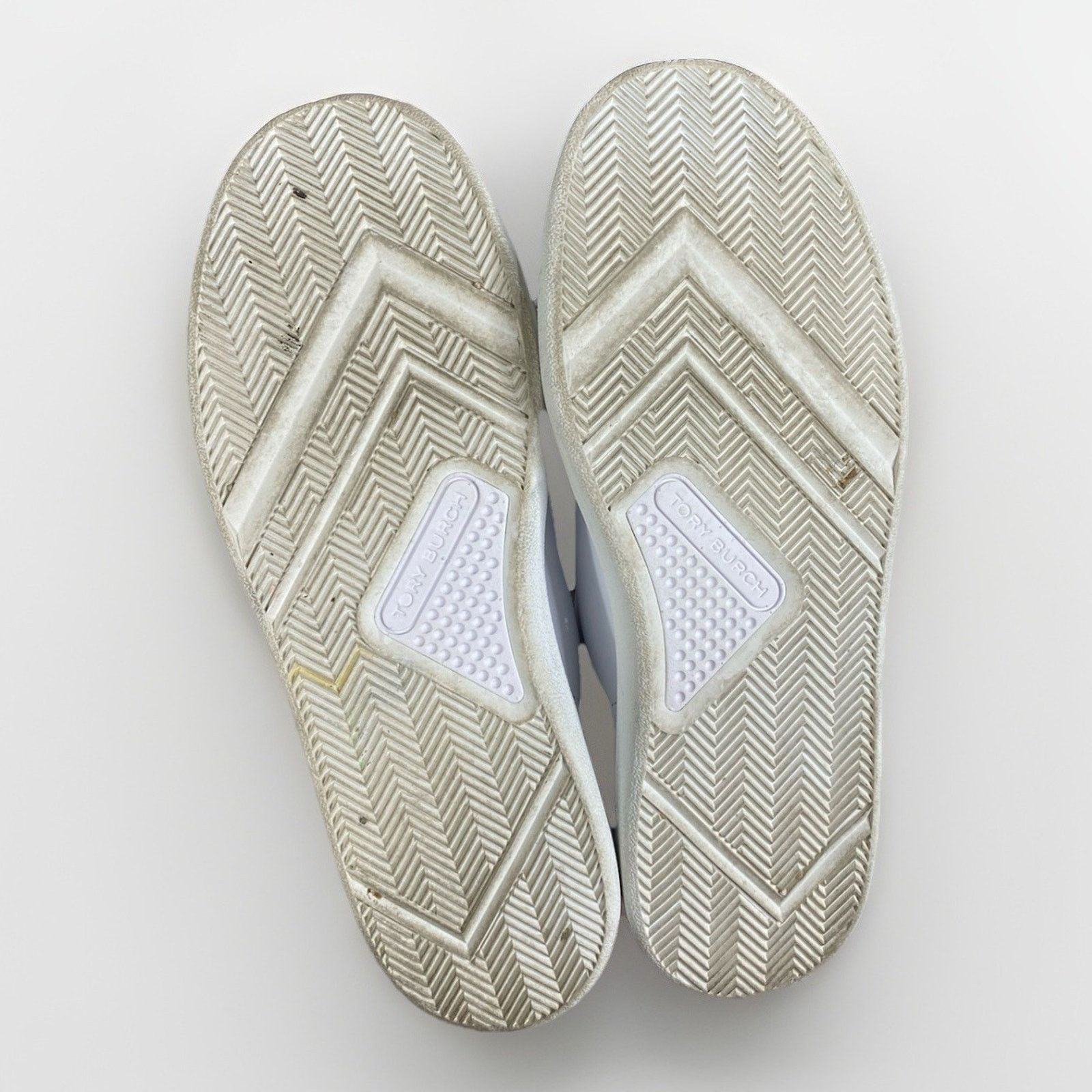 Tory Burch 6 M Tory Burch Howell Court Leather Sneaker In White 81389 Size US 6 / IT 36 - 8 Thumbnail