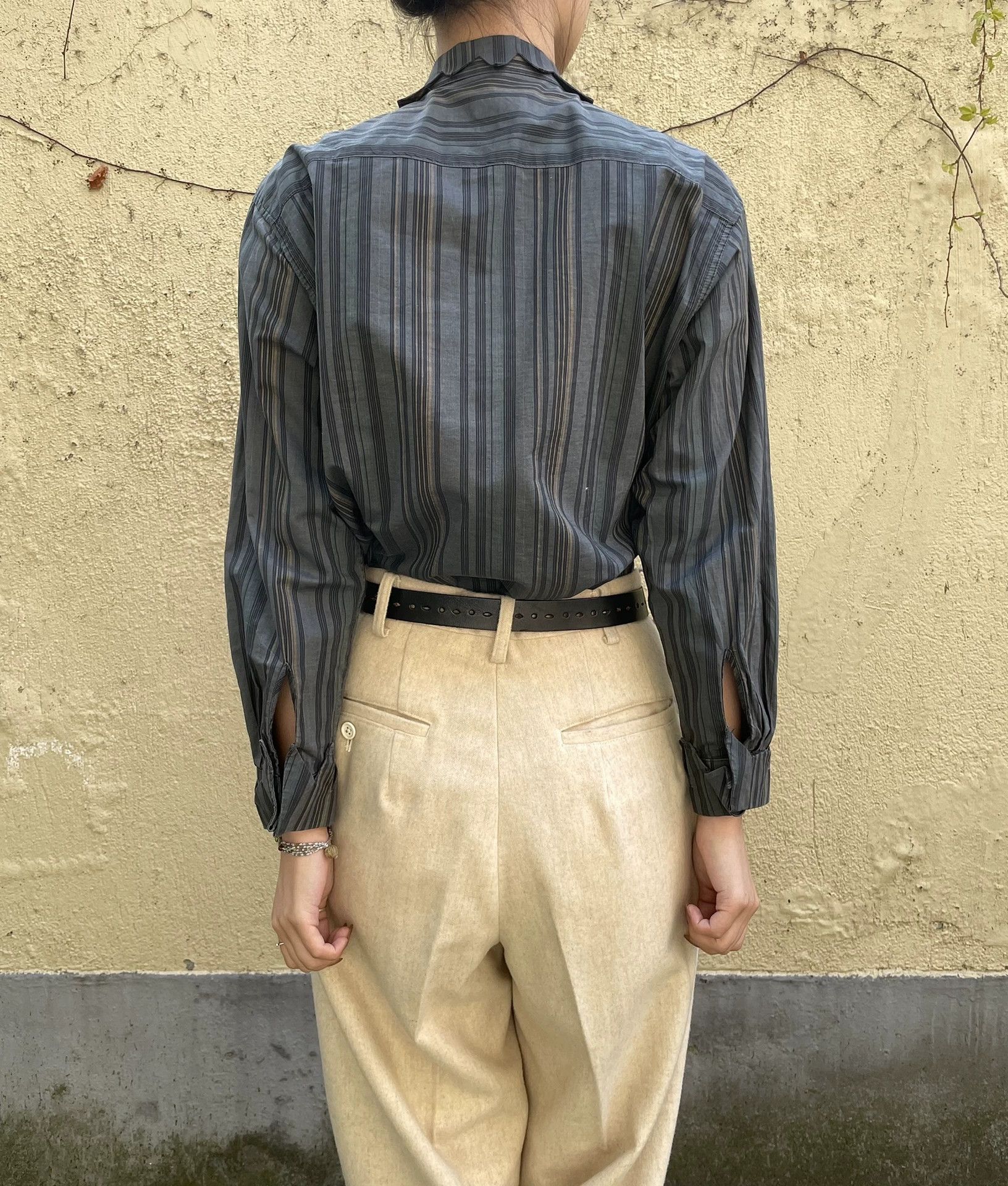 Kenzo KENZO 1980s Zigzag Pointed Collar Shirt Size M / US 6-8 / IT 42-44 - 6 Thumbnail
