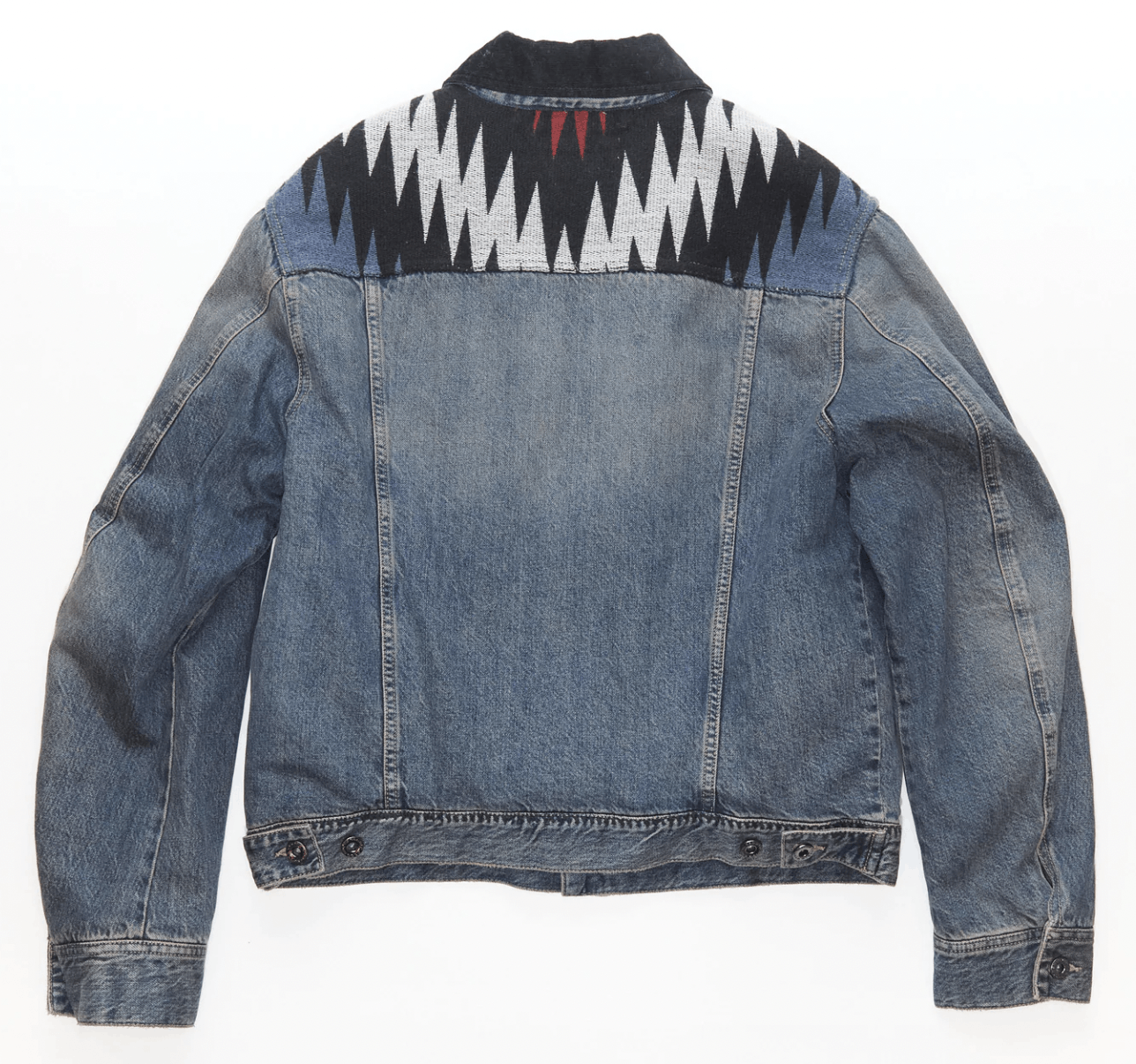 Diesel Black Gold Diesel Black Gold Mojave Denim Jacket with Sherling Lining Size US M / EU 48-50 / 2 - 2 Thumbnail