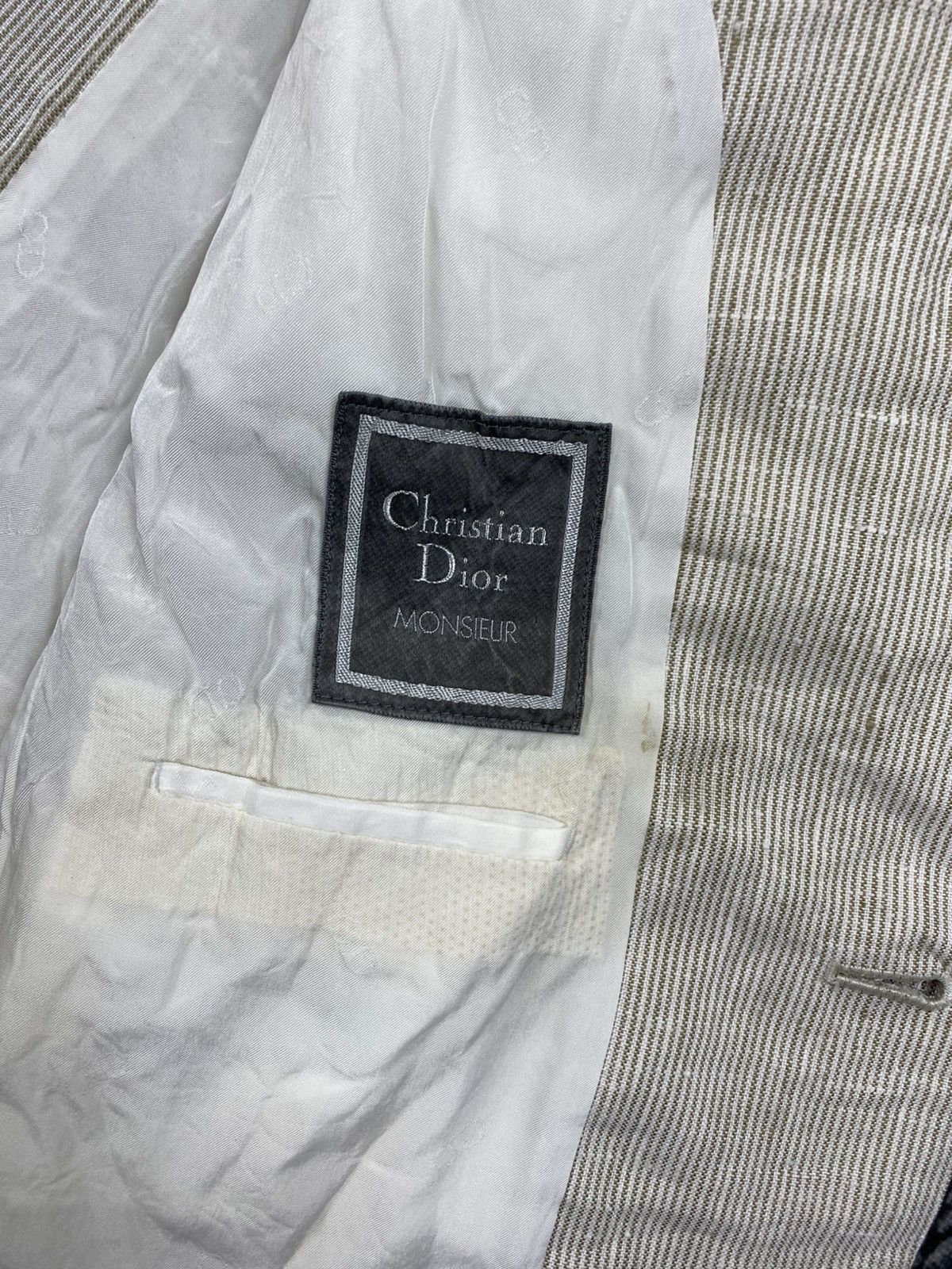 Christian Dior Monsieur Vintage Christian Dior Monsieur Harringbone Buttoned Blazer Size US M / EU 48-50 / 2 - 8 Thumbnail