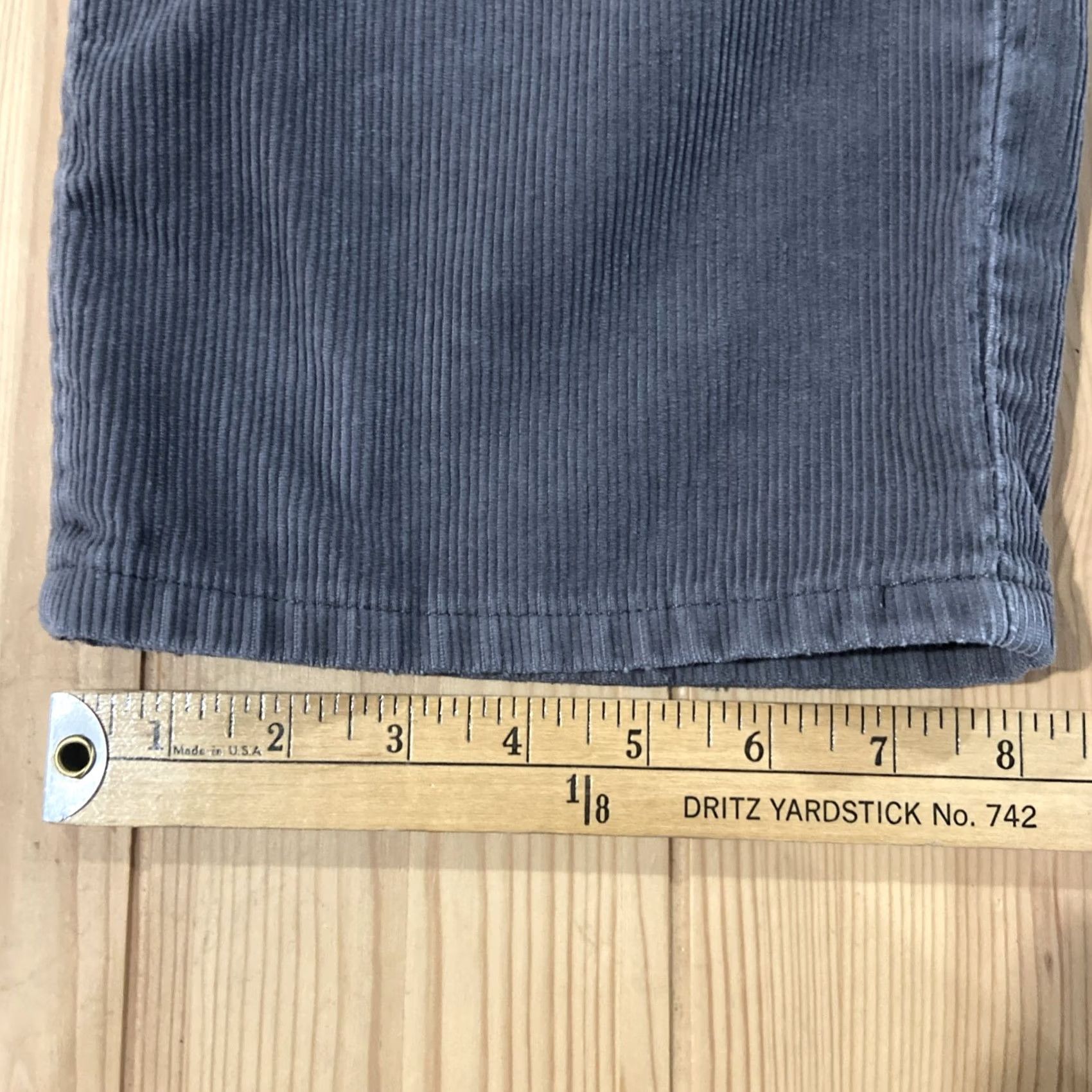 Dickies VINTAGE Dickies Khaki Gray Corduroy Pants 36x30 Men Straight 5-Pocket Denim Skater 80s 90s Grunge Outdoor Clothing Mens Size US 36 / EU 52 - 5 Thumbnail