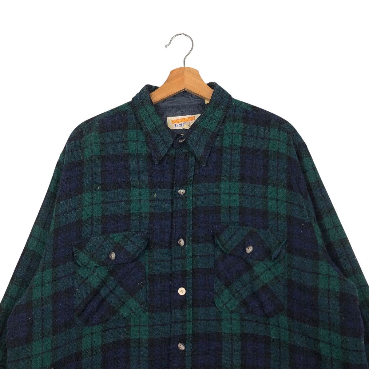 Japanese Brand 📌Vintage Flannel Chore Jacket Catamount Check Tartan Design Size US L / EU 52-54 / 3 - 4 Thumbnail