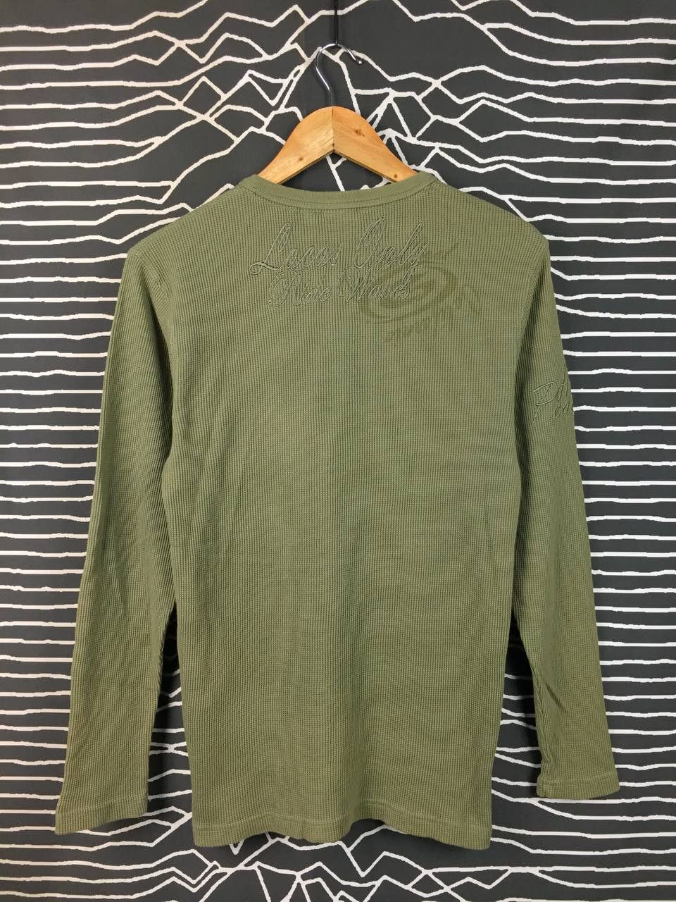 Gotcha Gotcha Surfwear Waffle Knit Henley Long Sleeve Tee Size US S / EU 44-46 / 1 - 6 Thumbnail