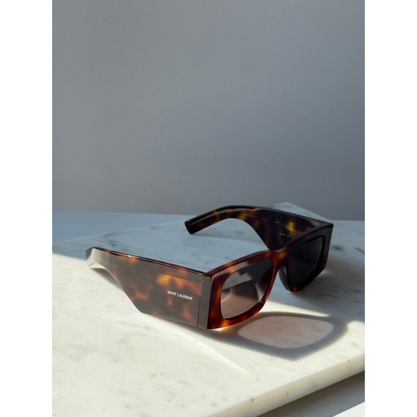 Saint Laurent Paris NEW Saint Laurent SL654 Sunglasses in Havana Brown $545 Size ONE SIZE - 3 Thumbnail