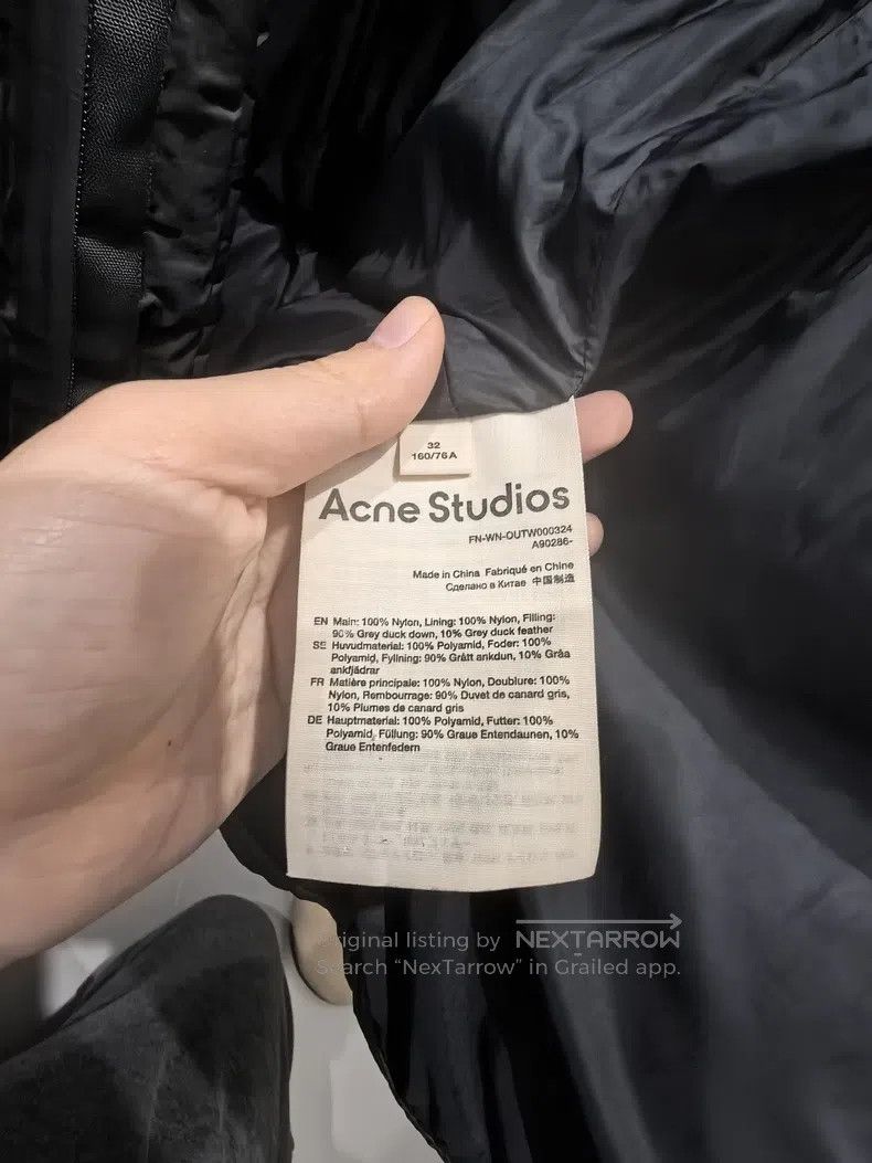 Acne Studios Acne Studios Black down jacket, fabric 100% polyester, fil Size 4XL / US 24-26 - 6 Thumbnail
