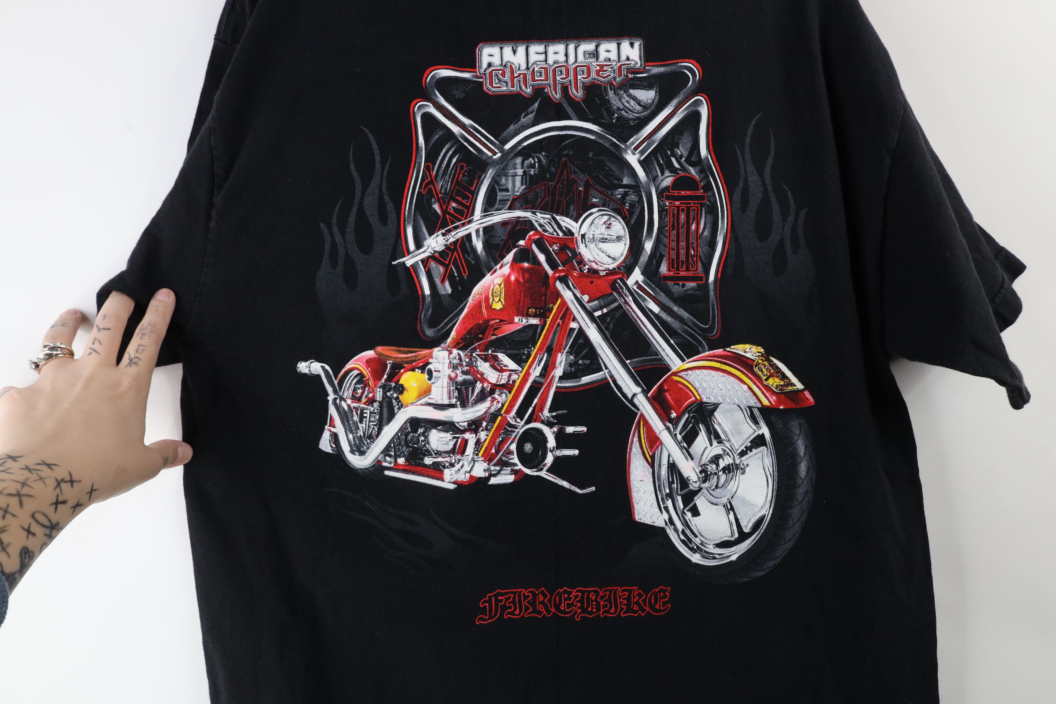 Vintage Vintage Y2K 2004 American Chopper Bike Motorcycle T-Shirt Size US L / EU 52-54 / 3 - 7 Thumbnail