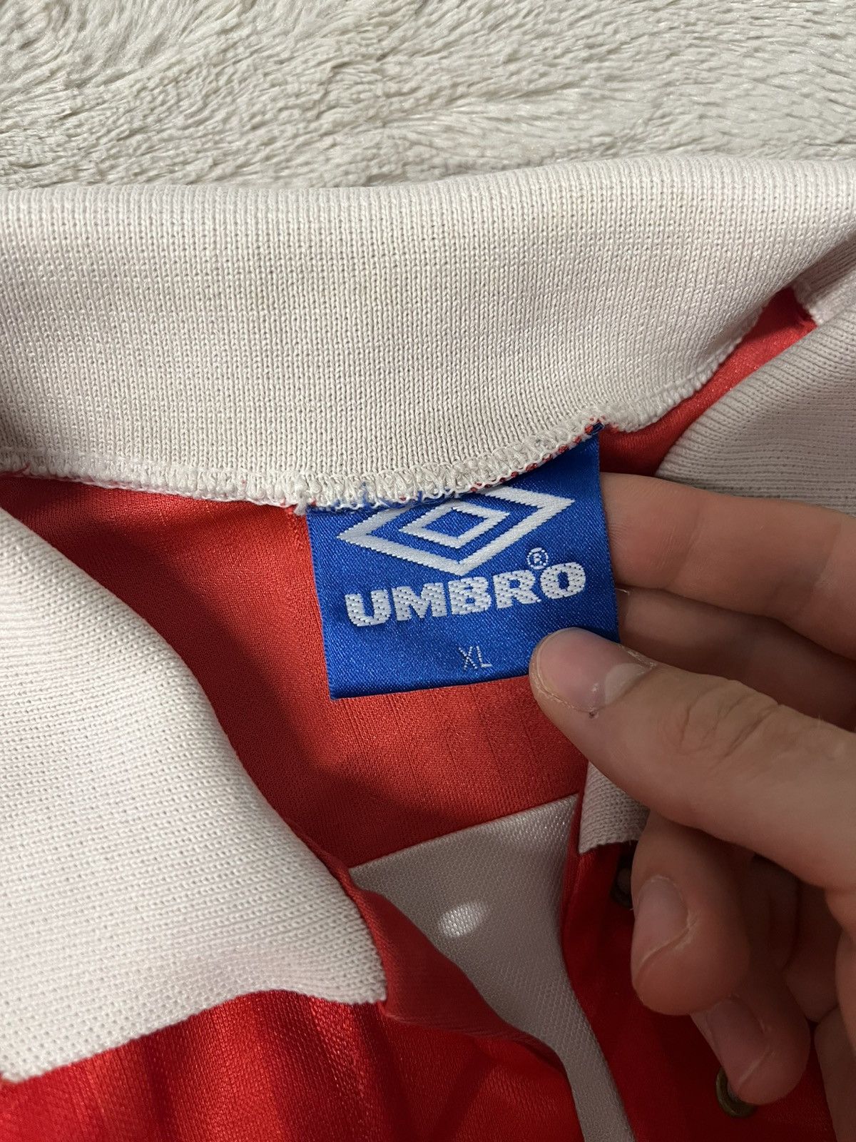 Umbro × Vintage 1992–93 Manchester United F.C. Umbro Jersey Size US XL / EU 56 / 4 - 4 Thumbnail