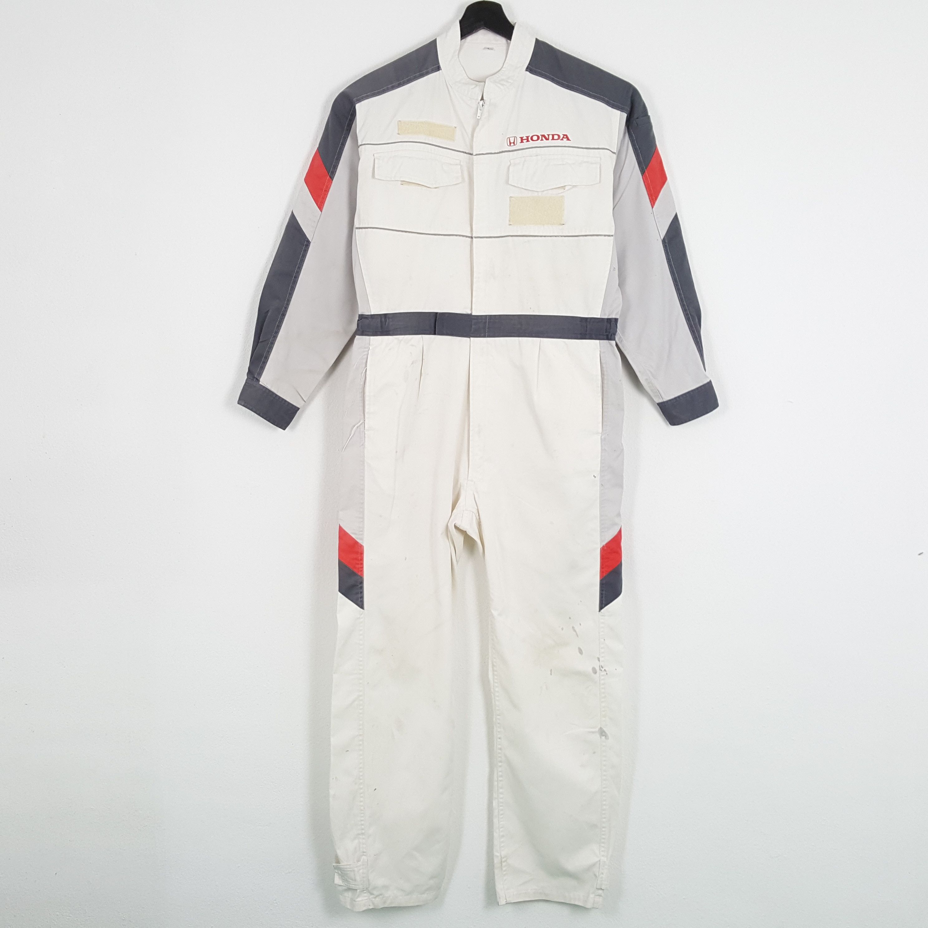 Honda × Vintage HONDA Japanese Motorsports Racing Style Coverall Jacket Size US M / EU 48-50 / 2 - 4 Thumbnail