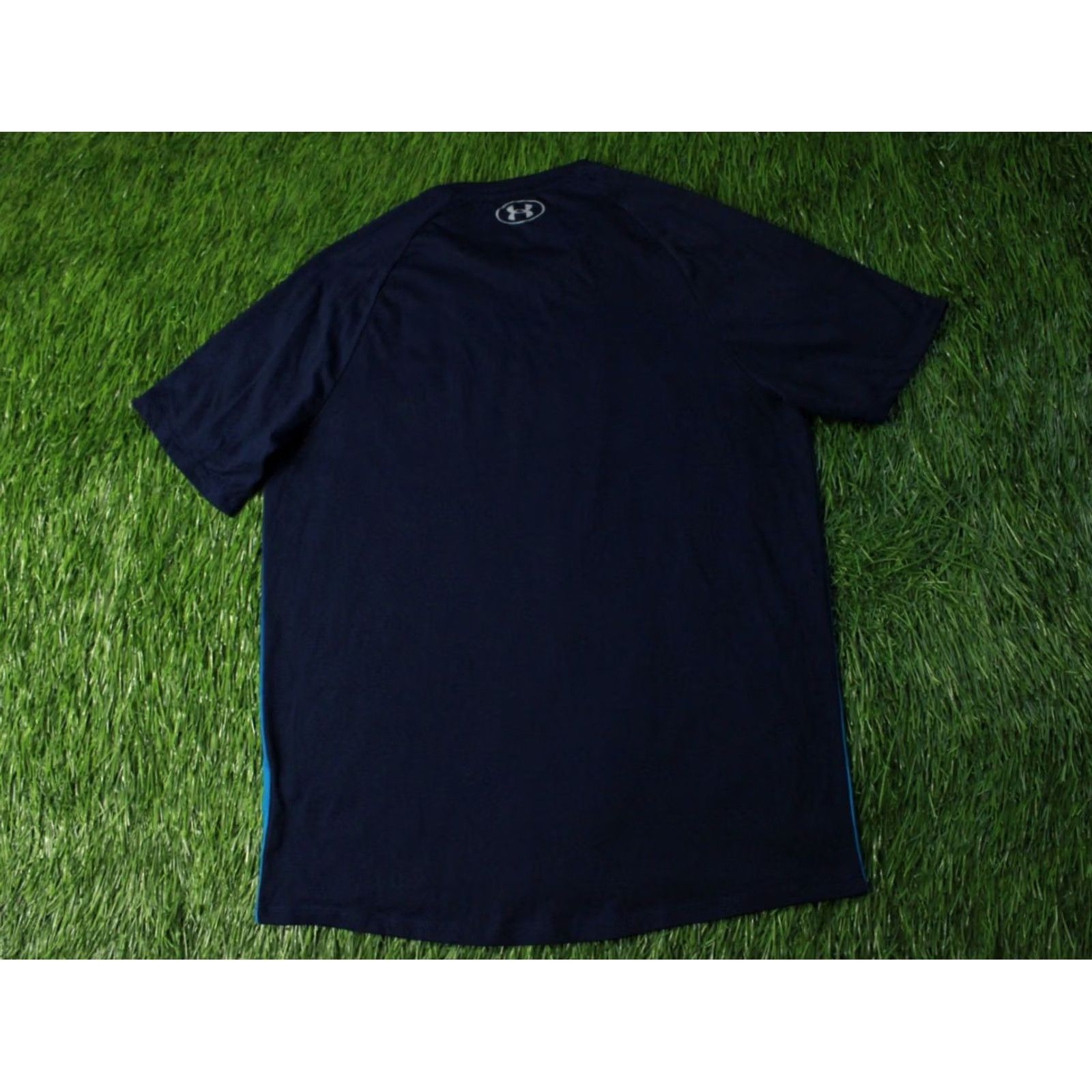 Under Armour Nike Under Armour Tech Tee Shirt Mens M Blue 2021 Jersey Short Sleeve Crew Neck Training Compression Tee 100% Polyester Size US M / EU 48-50 / 2 - 7 Thumbnail