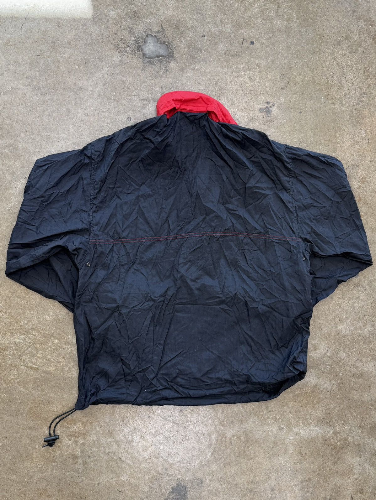 Marlboro 90s Marlboro DEADSTOCK Nylon Pullover Hoodie Large Size US L / EU 52-54 / 3 - 5 Thumbnail