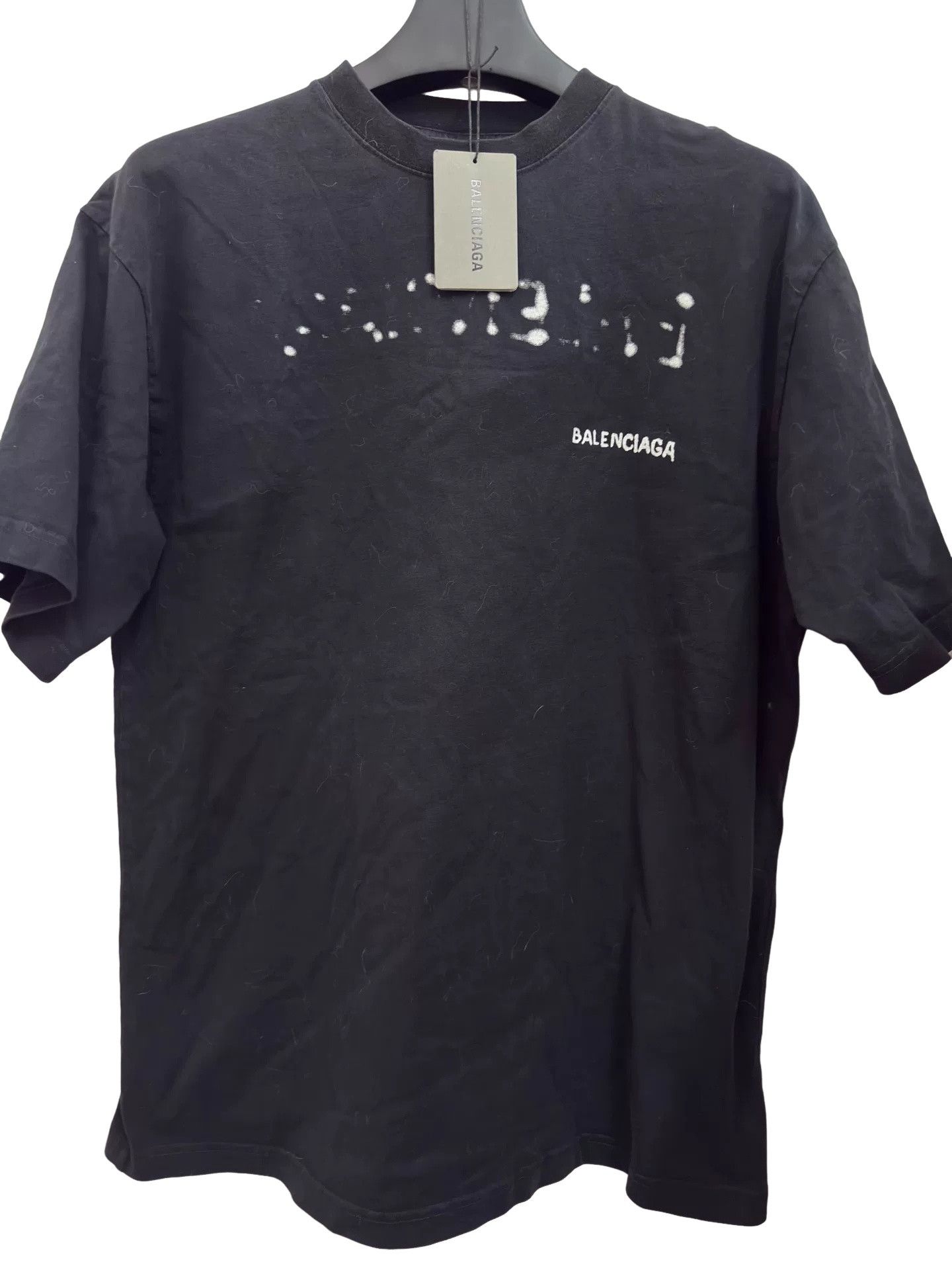 Balenciaga Balenciaga Spray Logo T-Shirt XS Size US XS / EU 42 / 0 - 1 Thumbnail