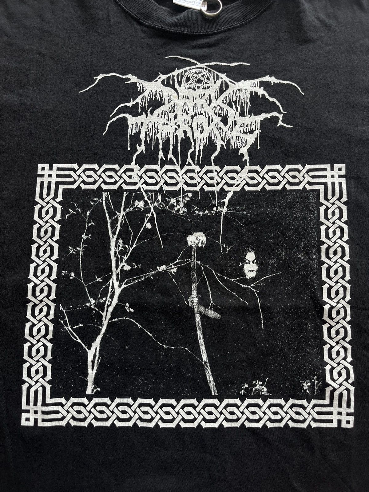 Band Tees × Vintage Vintage DARKTHRONE TAAKEFERD 90’s black metal Tshirt Size US XL / EU 56 / 4 - 6 Thumbnail