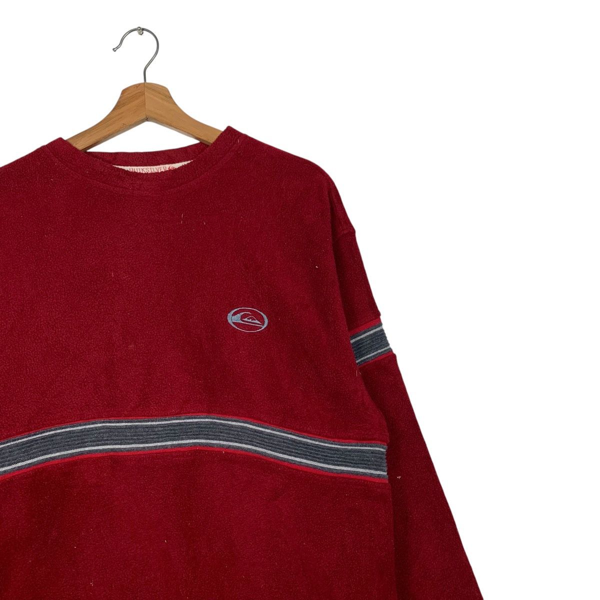 Quiksilver QUIKSILVER Pullover Red Fleece Crewneck Sweater #1585-C71 Size US L / EU 52-54 / 3 - 5 Thumbnail