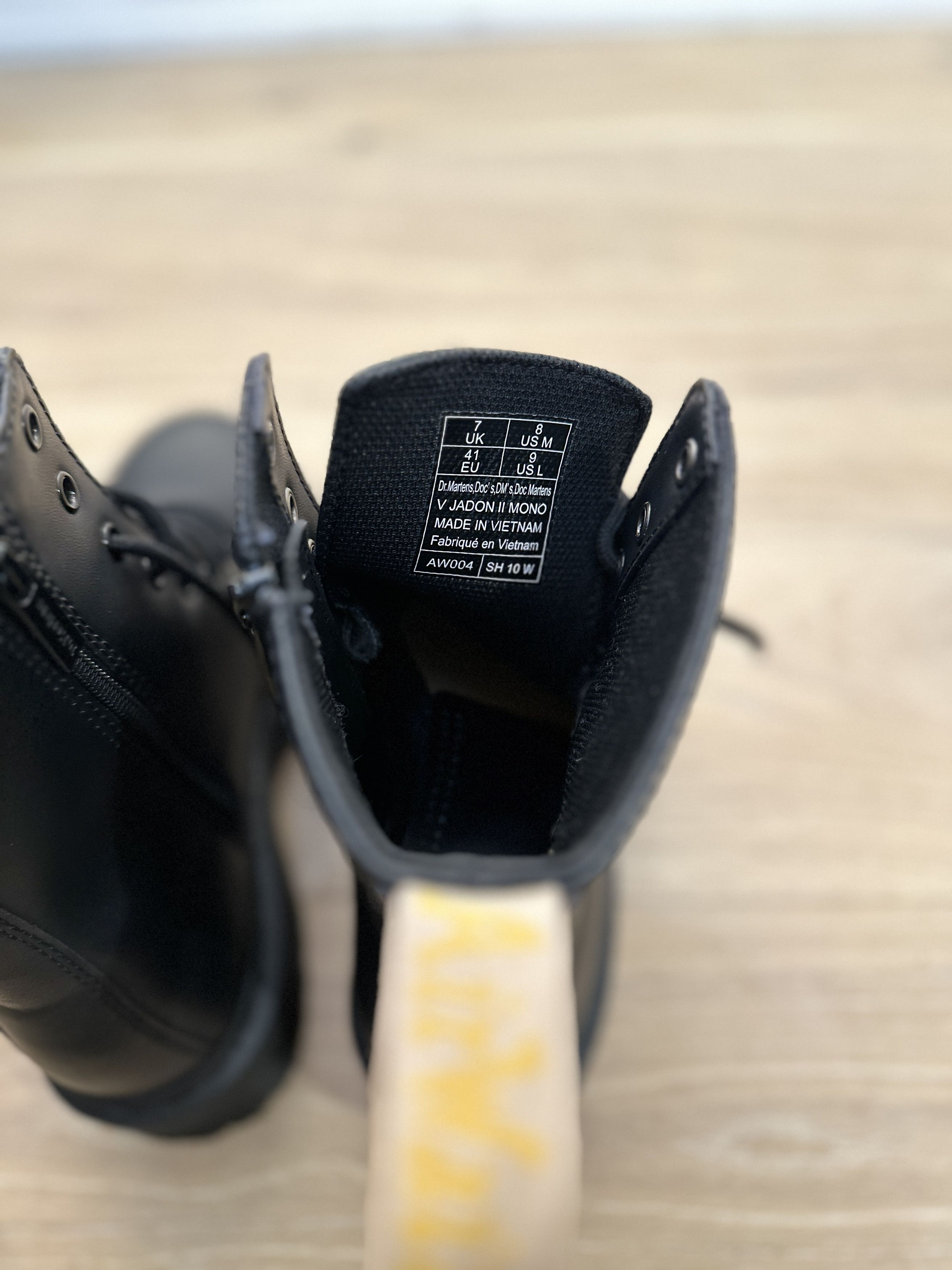 Dr. Martens Vegan Jadon Ii Mono Platform Boots in Black, Size 8 M Size US 8 / EU 41 - 3 Thumbnail