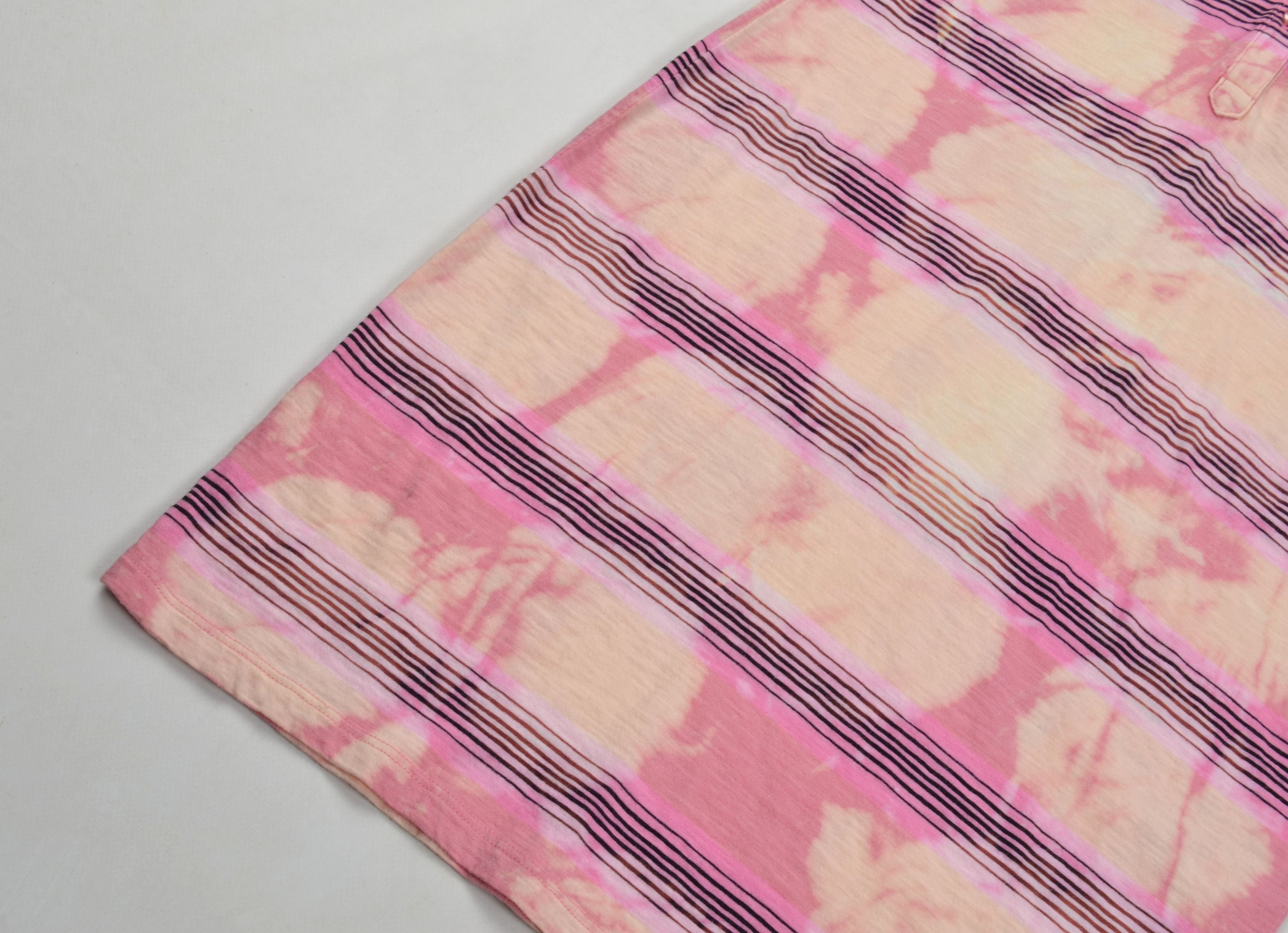 Custo Barcelona × Designer × Vintage Vintage Custo Barcelona Y2K Tie-Dye Striped Polo Dress Size S / US 4 / IT 40 - 6 Thumbnail