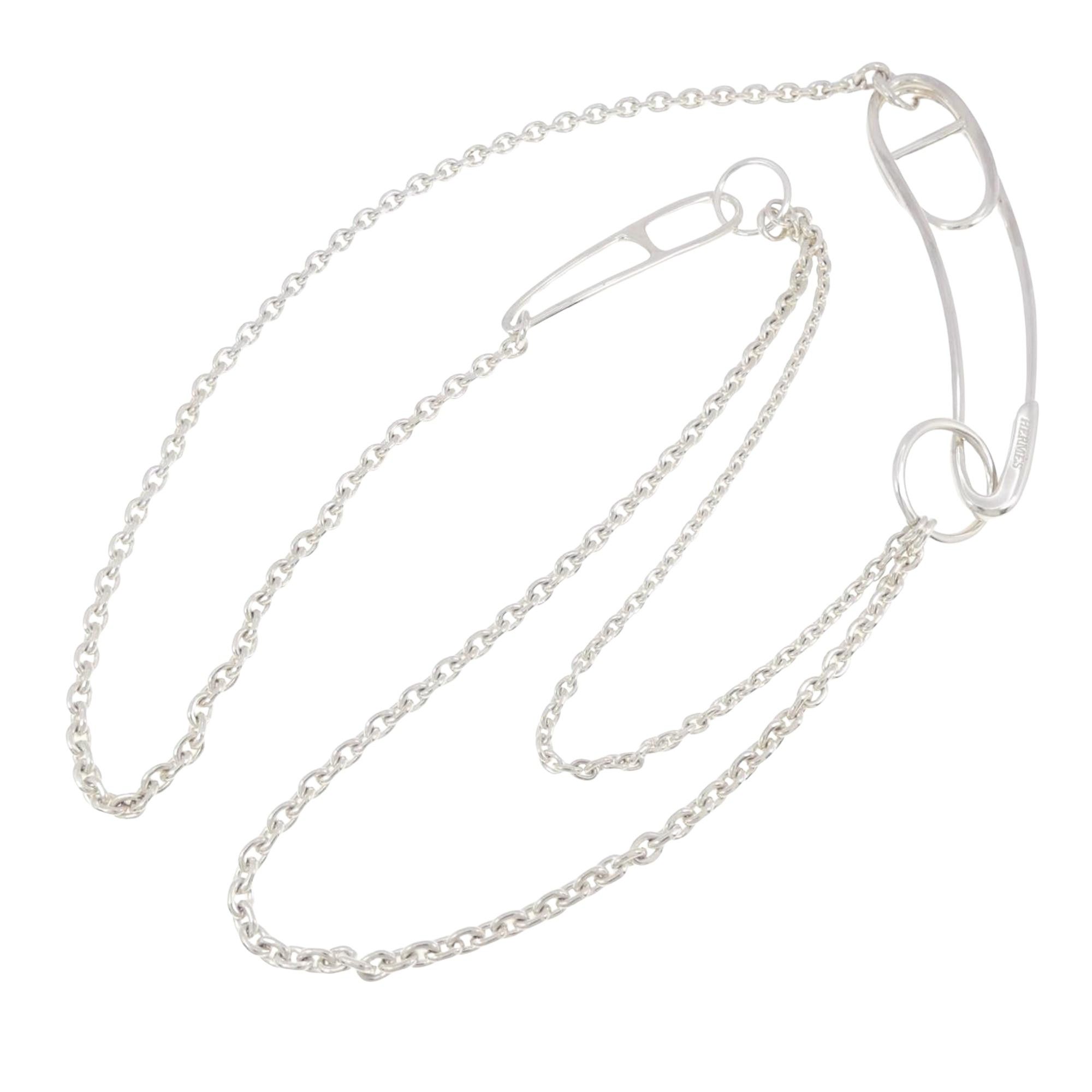 Hermes Hermès Chaîne D'ancre Twist necklace Size ONE SIZE - 1 Thumbnail