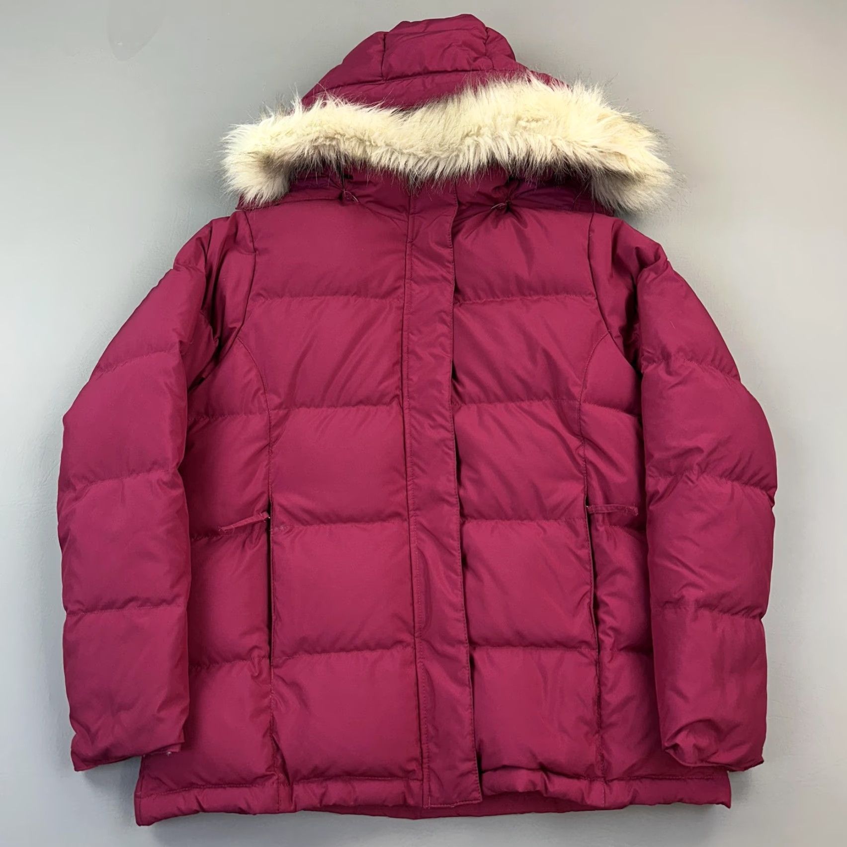 Vintage LL Bean Jacket Women's Small Pink Goose Down Puffer Hooded Outdoor Size S / US 4 / IT 40 - 2 Thumbnail
