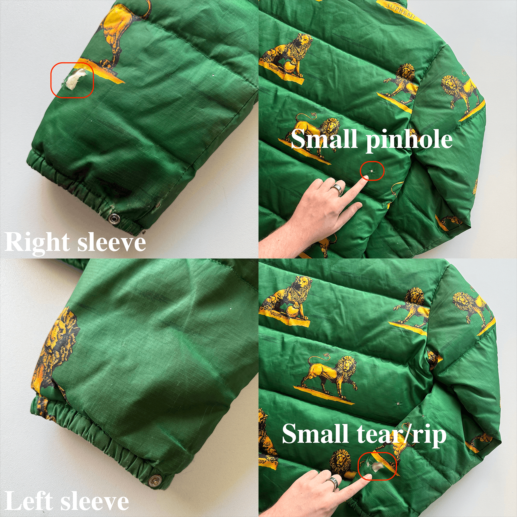Supreme FW13 Lions Puffy Down Jacket Size US L / EU 52-54 / 3 - 20 Thumbnail