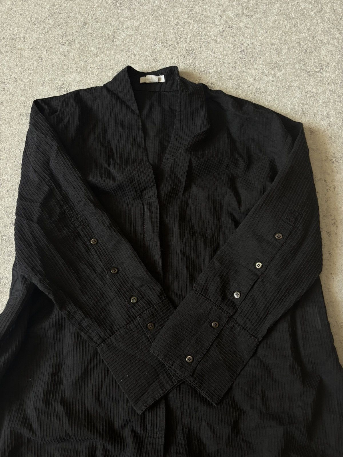 Designer × Helmut Lang × Japanese Brand HELMUT LANG BLACK TRANSPARENT ZIP BLOUSE Size M / US 6-8 / IT 42-44 - 3 Thumbnail