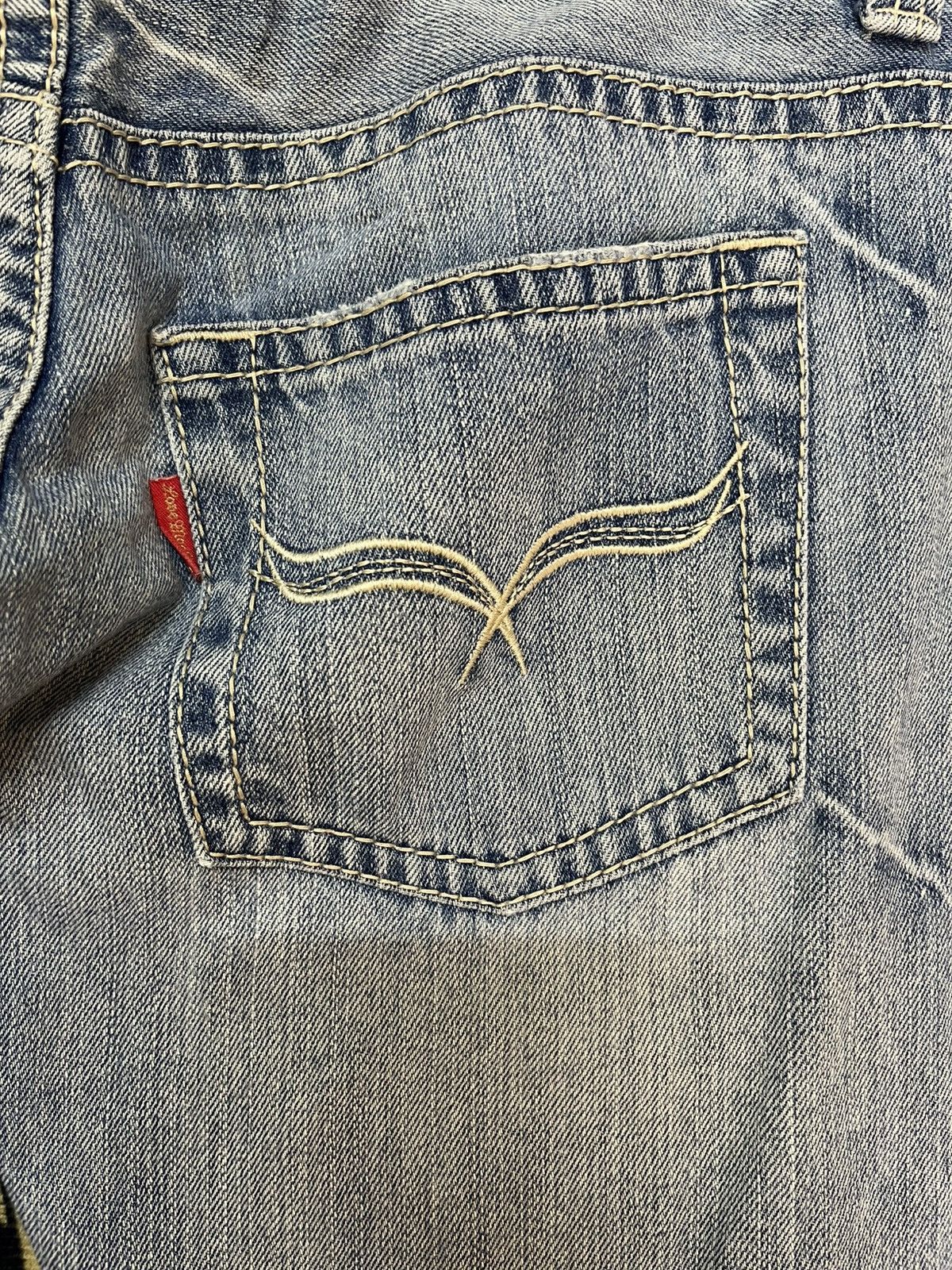 If Six Was Nine × Japanese Brand × Vintage Vintage Japanese Brand Flare Ripped Distressed Denim Size US 30 / EU 46 - 7 Thumbnail