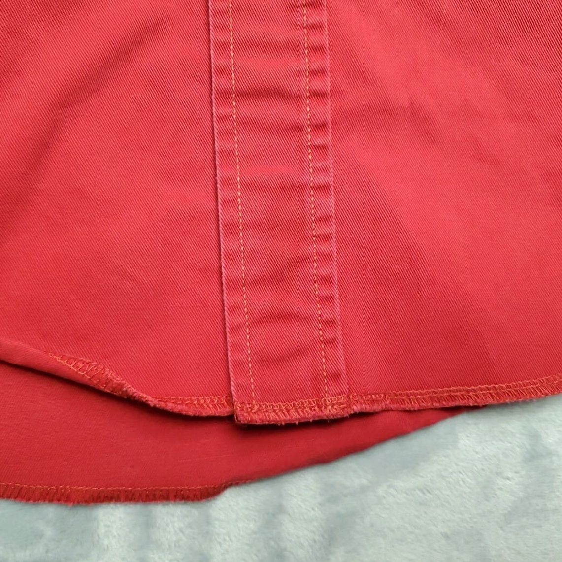 Wrangler VINTAGE Wrangler Shirt Mens XLT Red Brush Popper Pearl Snap Cut Sleeve Cowboy Western Outdoor Black Size US XL / EU 56 / 4 - 2 Thumbnail