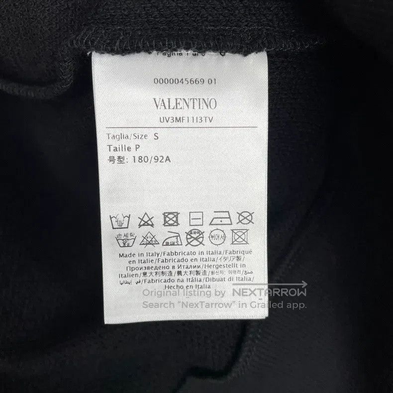 Valentino Valentino Hooded zippered sweatshirt monogram print jacket Size US S / EU 44-46 / 1 - 6 Thumbnail