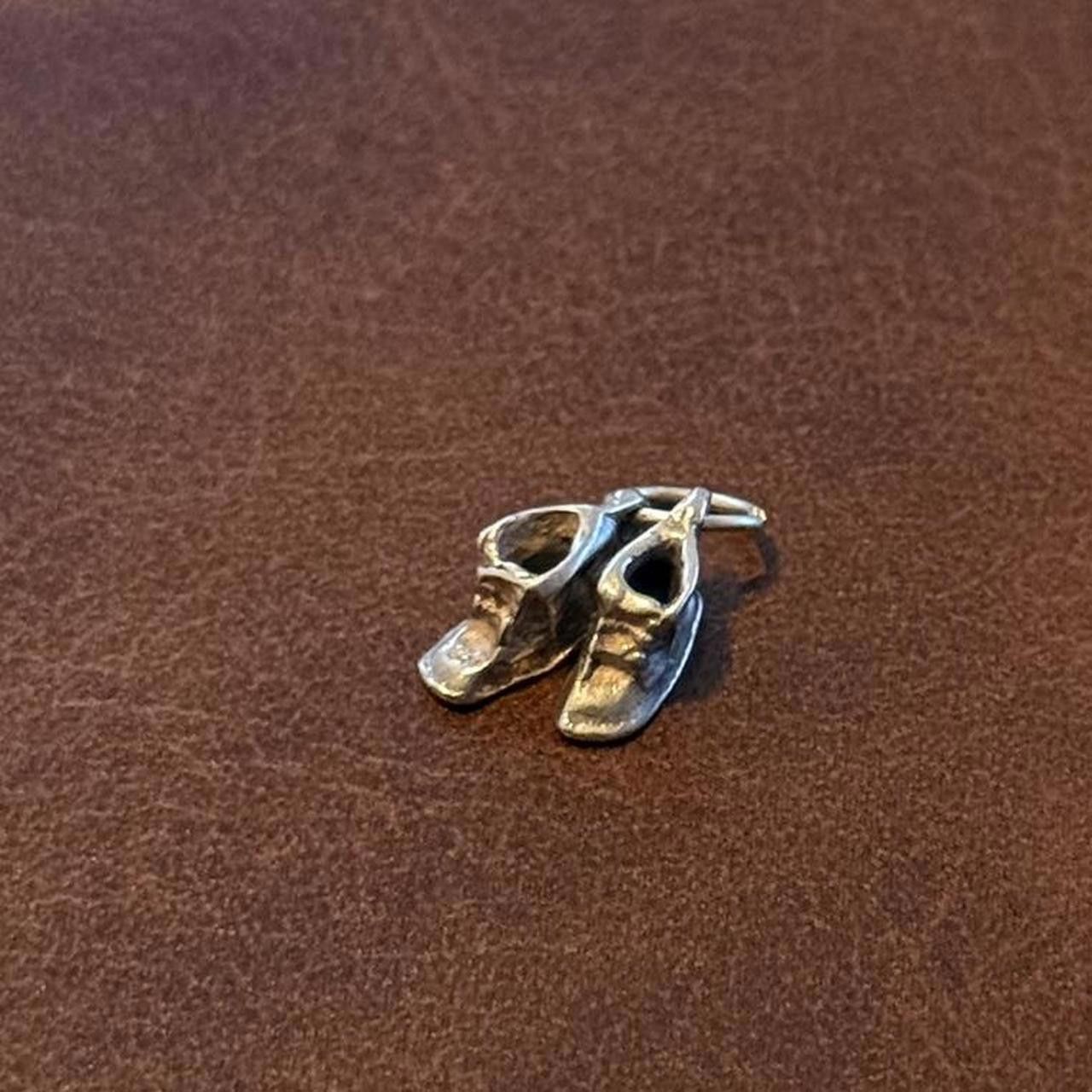 Designer Vintage Sterling Silver Baby Booties Pendant/Charm Size ONE SIZE - 3 Thumbnail
