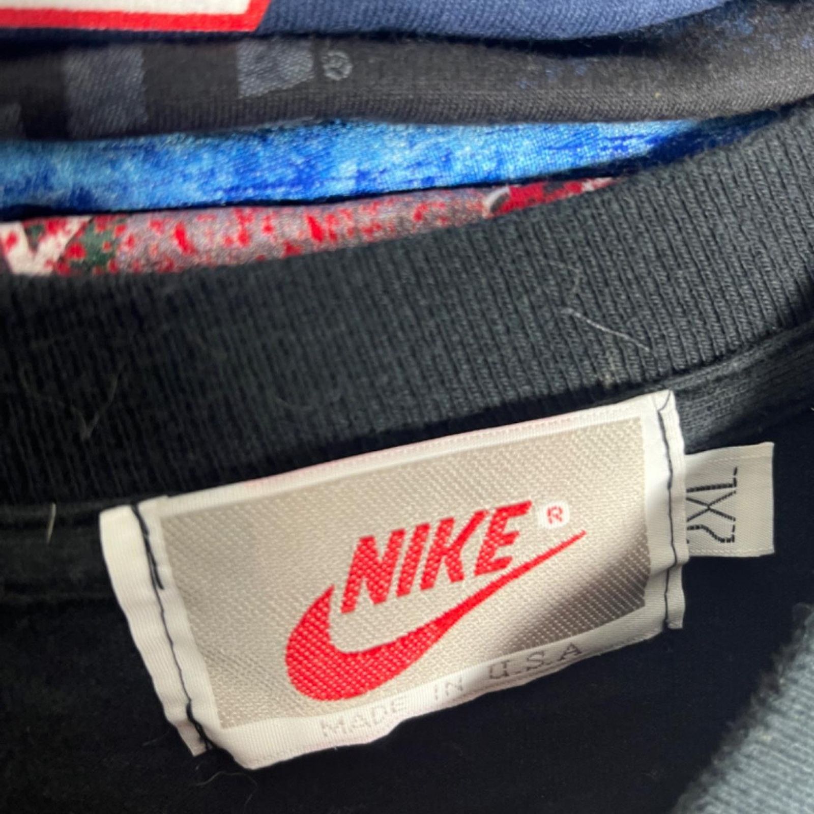 Nike Vintage 90s nike air embroidered shirt Size US XXL / EU 58 / 5 - 2 Thumbnail