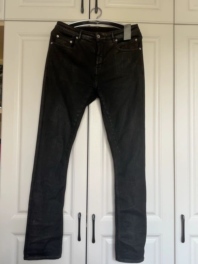 Rick Owens Rick Owens Waxed Casual Pants 31 Size US 31 - 1 Thumbnail
