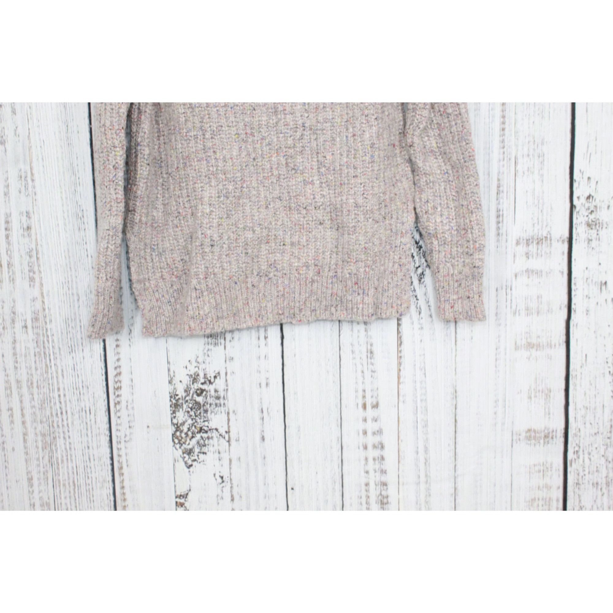 Madewell Madewell Women's Cable Knit Turtleneck Raglan Sweater Size XS / US 0-2 / IT 36-38 - 8 Thumbnail
