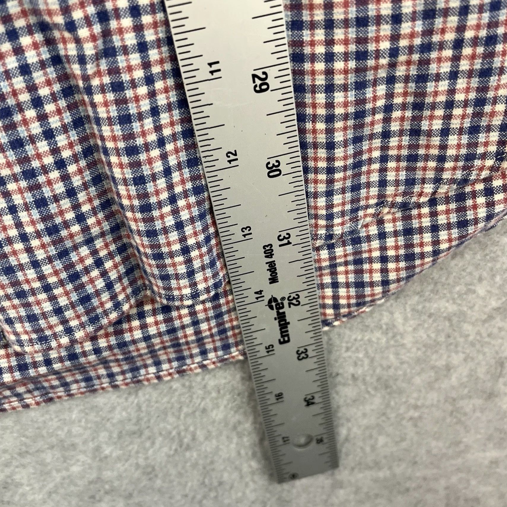 Polo Ralph Lauren VINTAGE Polo Ralph Lauren Performance Shirt Red Blue Gingham Mens XL Button Down Shirt Size US XL / EU 56 / 4 - 6 Thumbnail