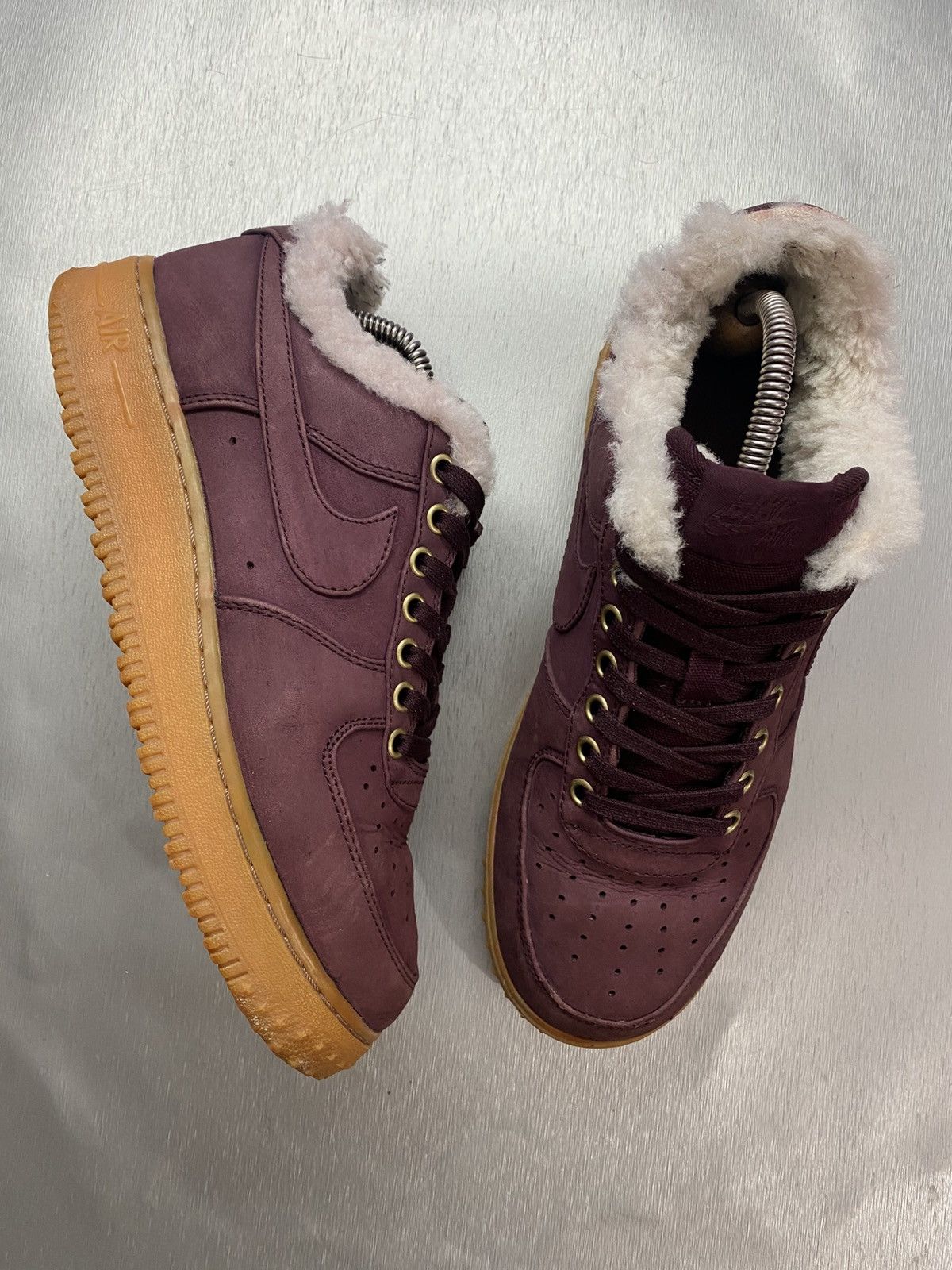 Nike Air Force Premium Winter Burgundy Crush
