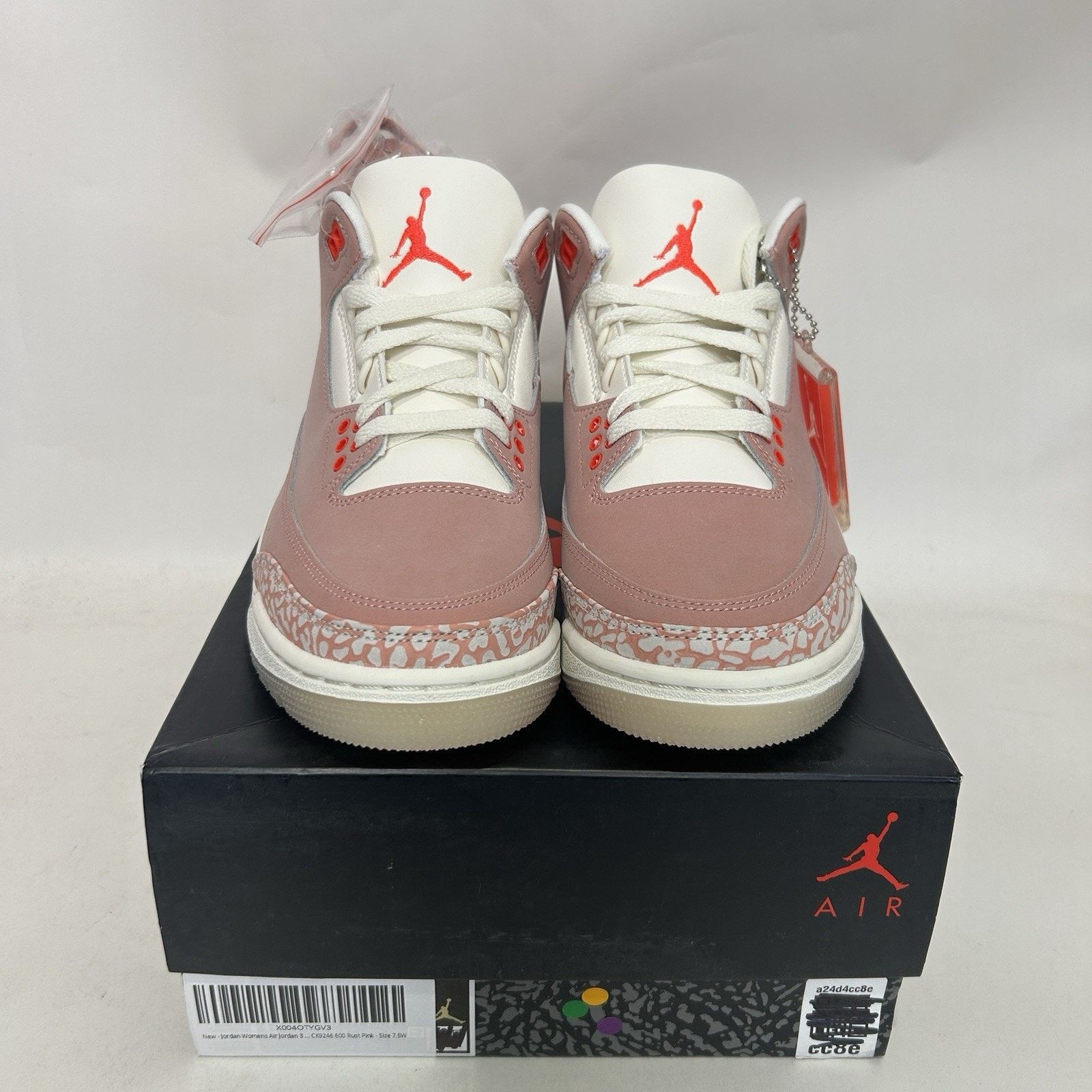 Jordan Brand Nike Air Jordan 3 Retro WMNS “Rust Pink Sail” CK9246-600 Size US 7.5 / IT 37.5 - 2 Thumbnail